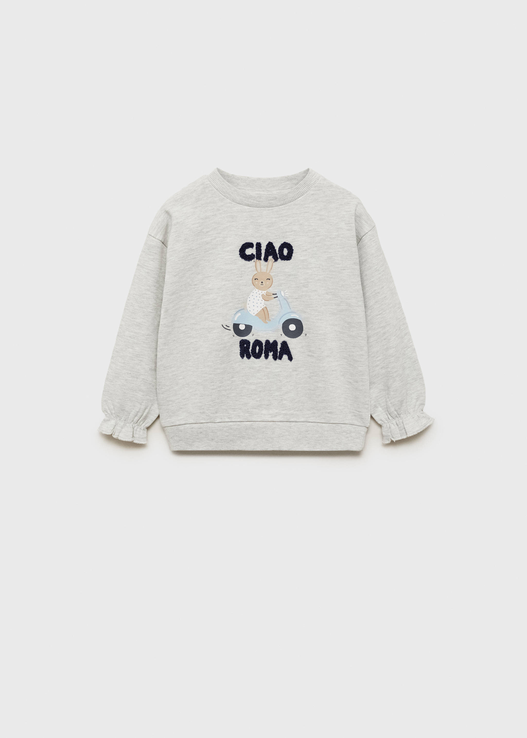 Sweatshirt relieftryck - Artikel utan modell
