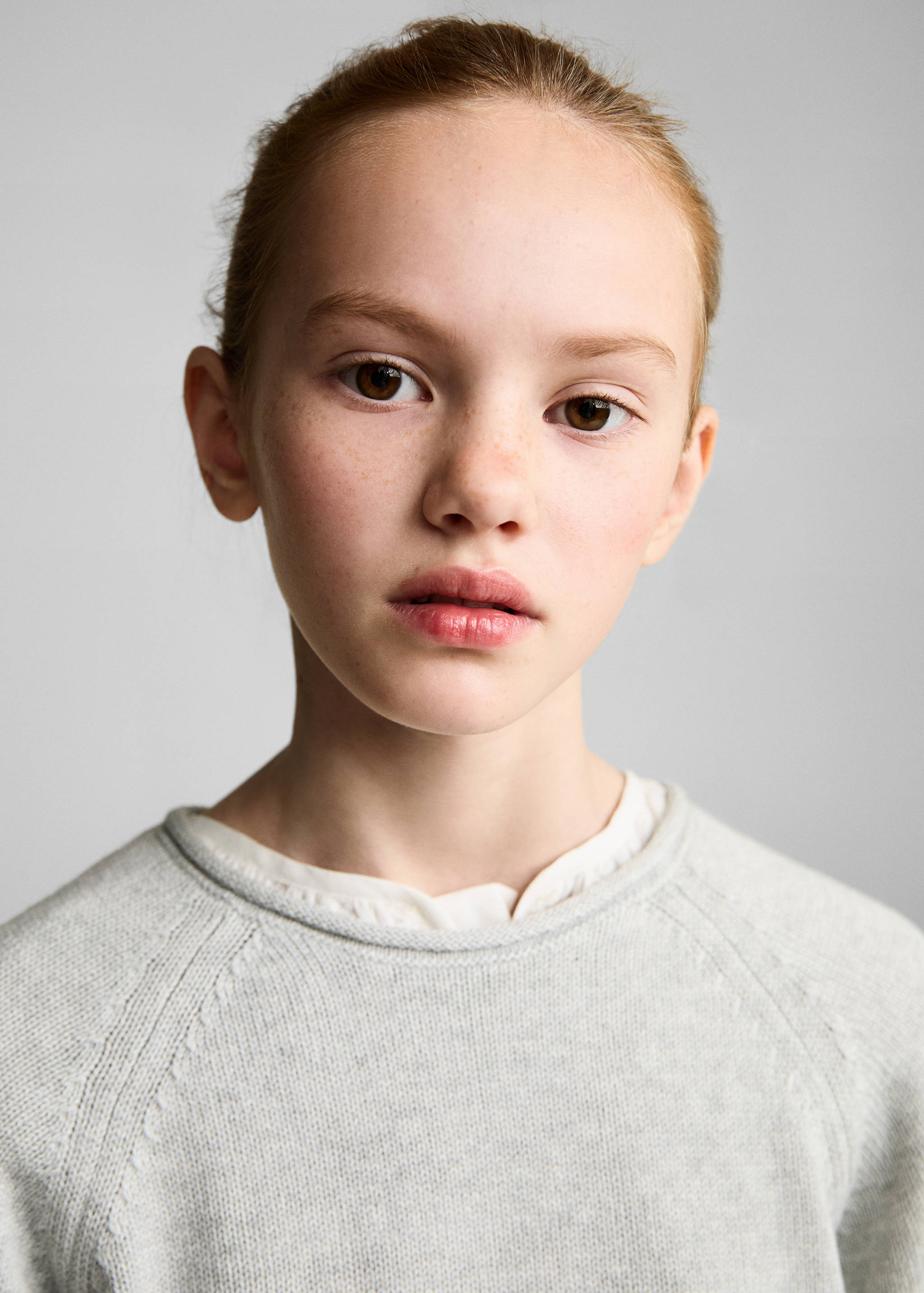 Knitted cotton sweater - Details of the article 1