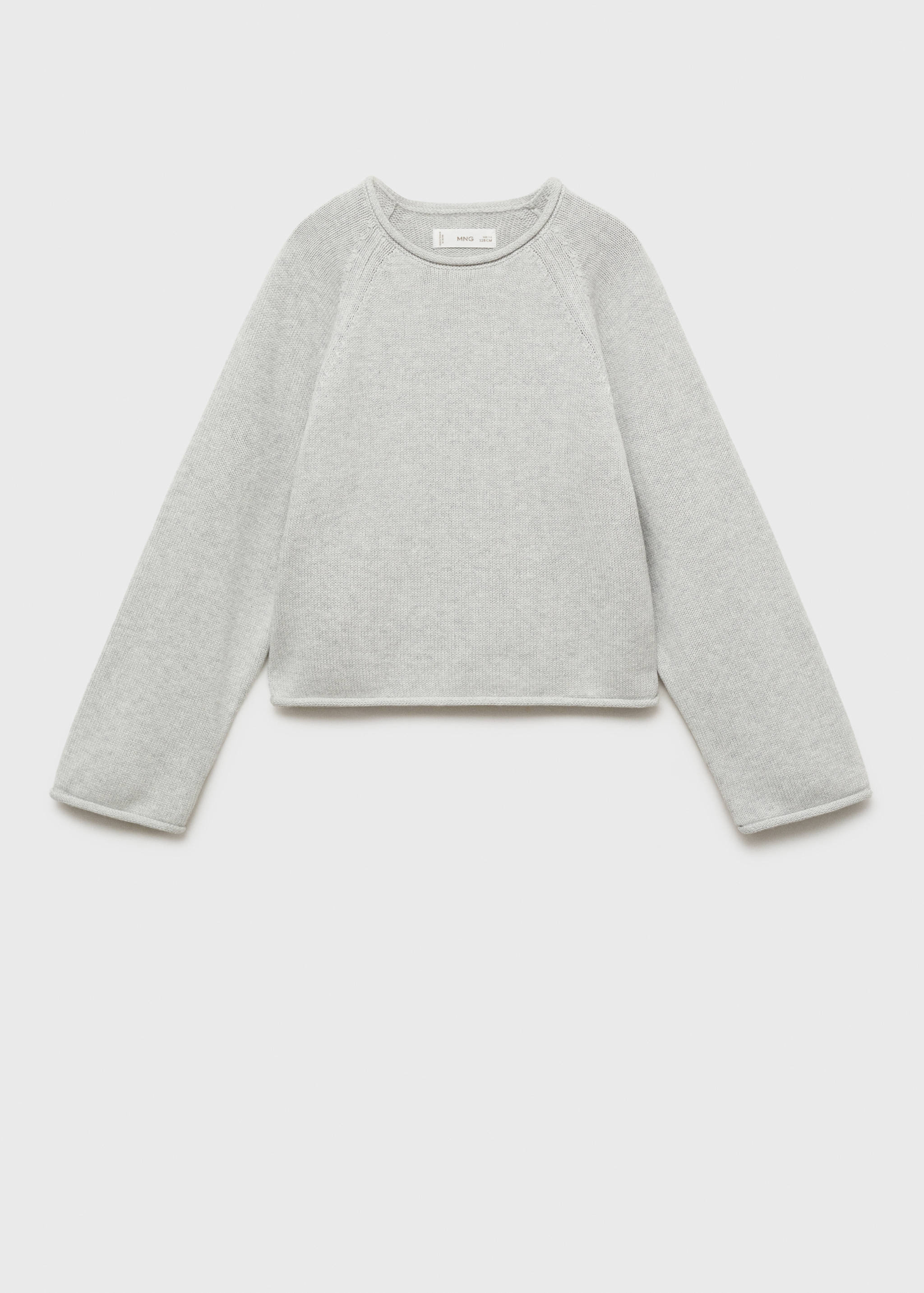 Knitted cotton sweater - Article without model