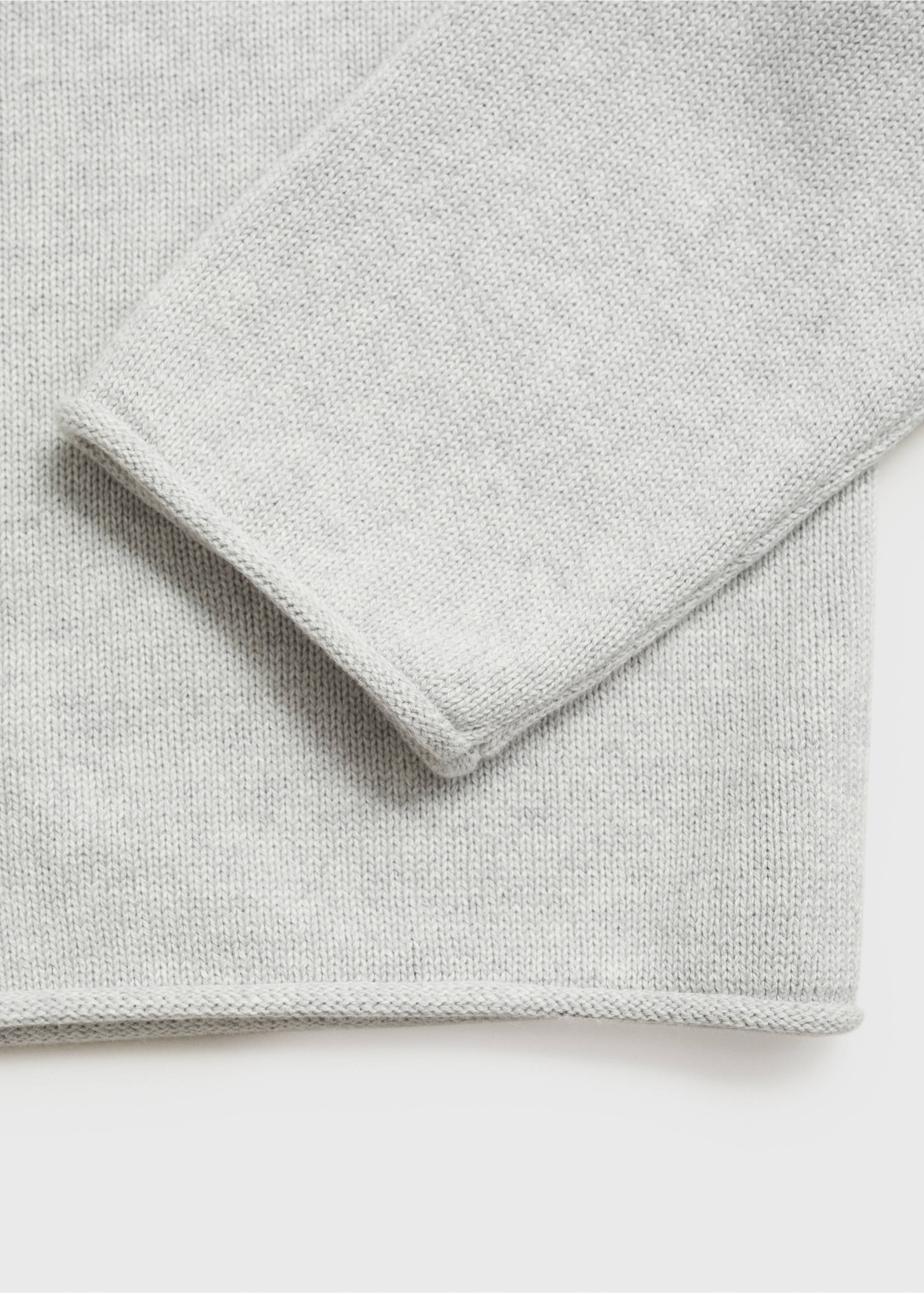 Jersey maglia cotone - Dettaglio dell'articolo 8, Grigio chiaro vigoré. Ref: 87063652-00.