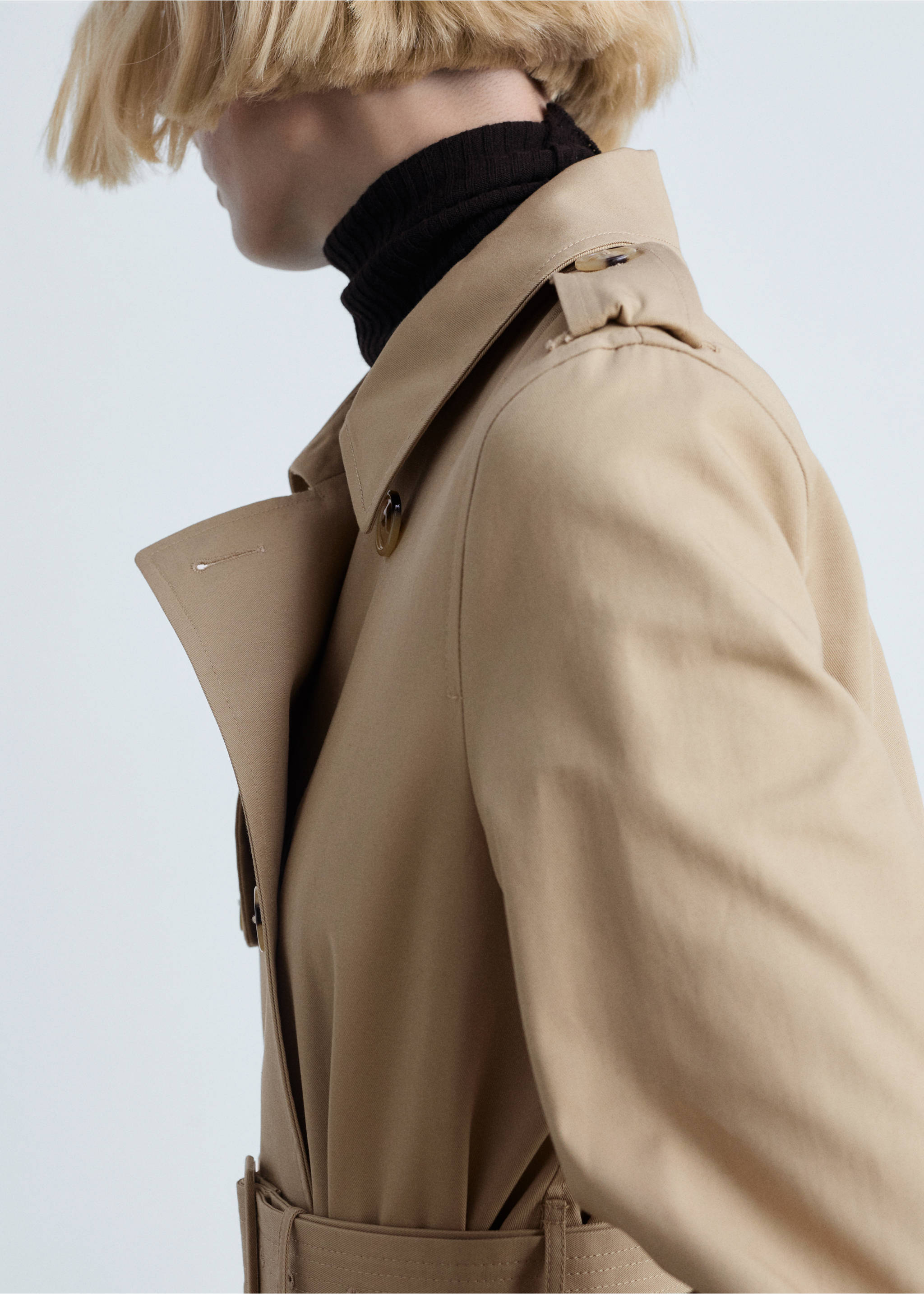Trench classique ceinture - Détail de l'article 1, Beige. Ref: 87064062-00.