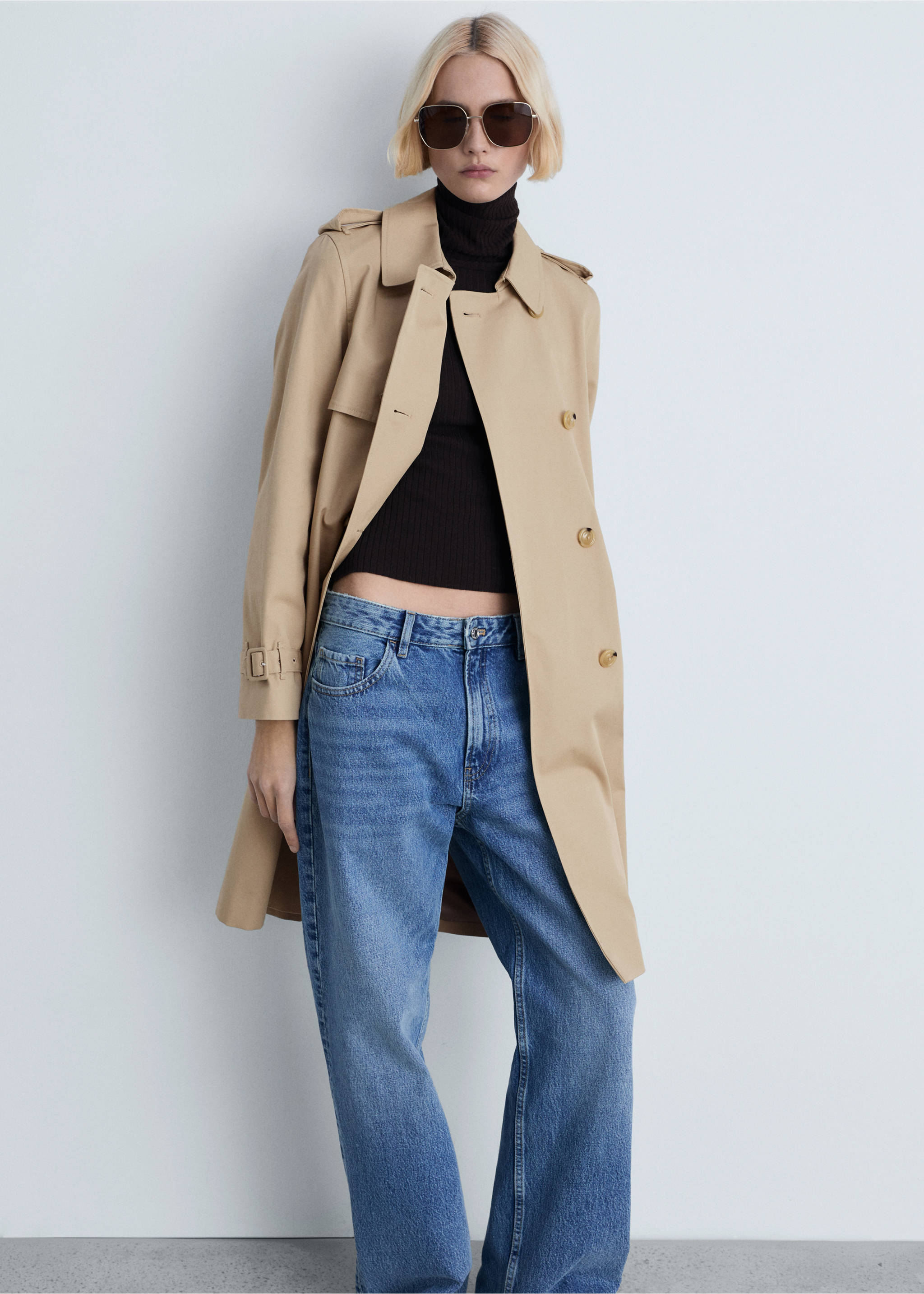 Trench classique ceinture - Détail de l'article 6, Beige. Ref: 87064062-00.