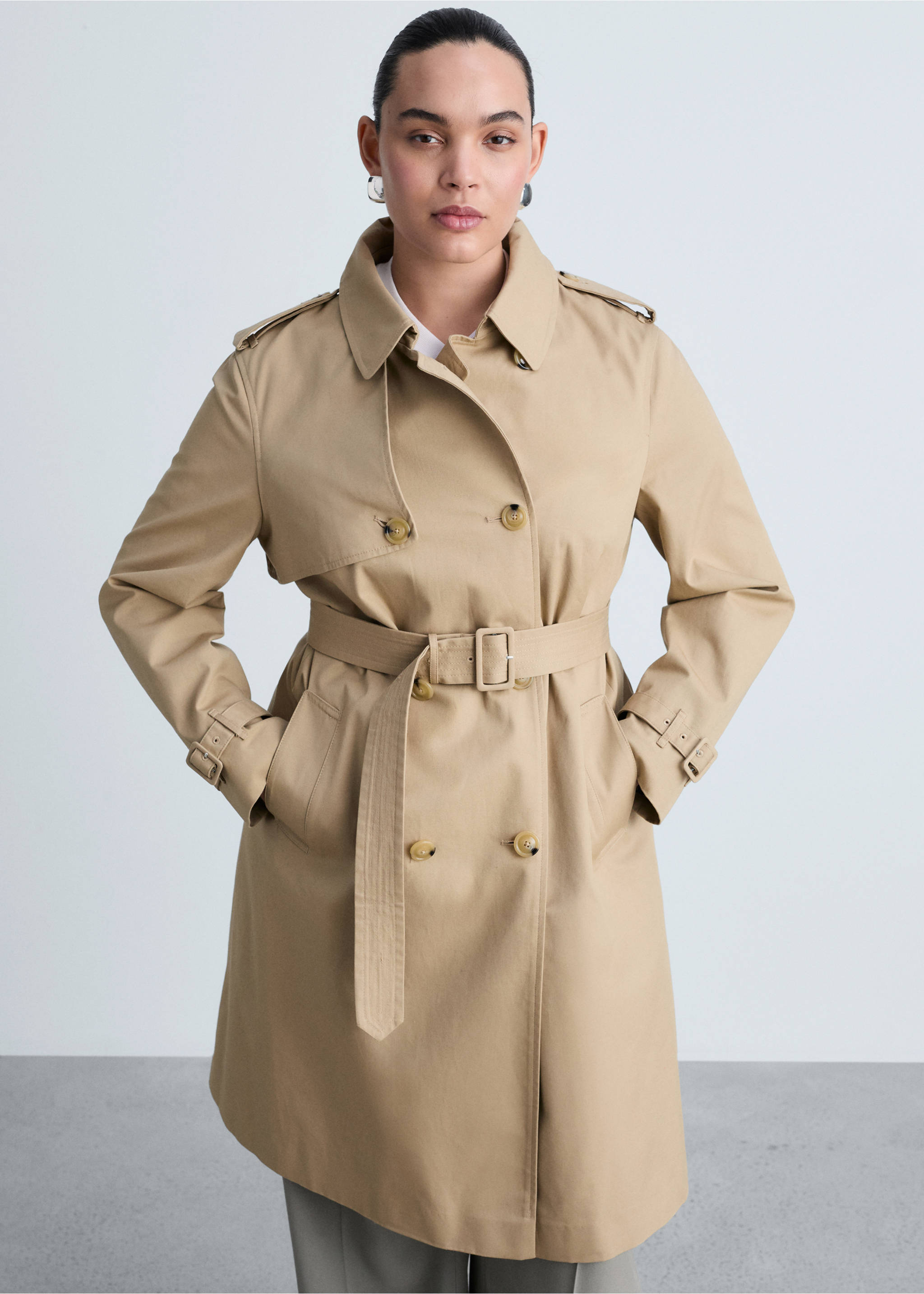 Trench classique ceinture - Détail de l'article 5, Beige. Ref: 87064062-00.