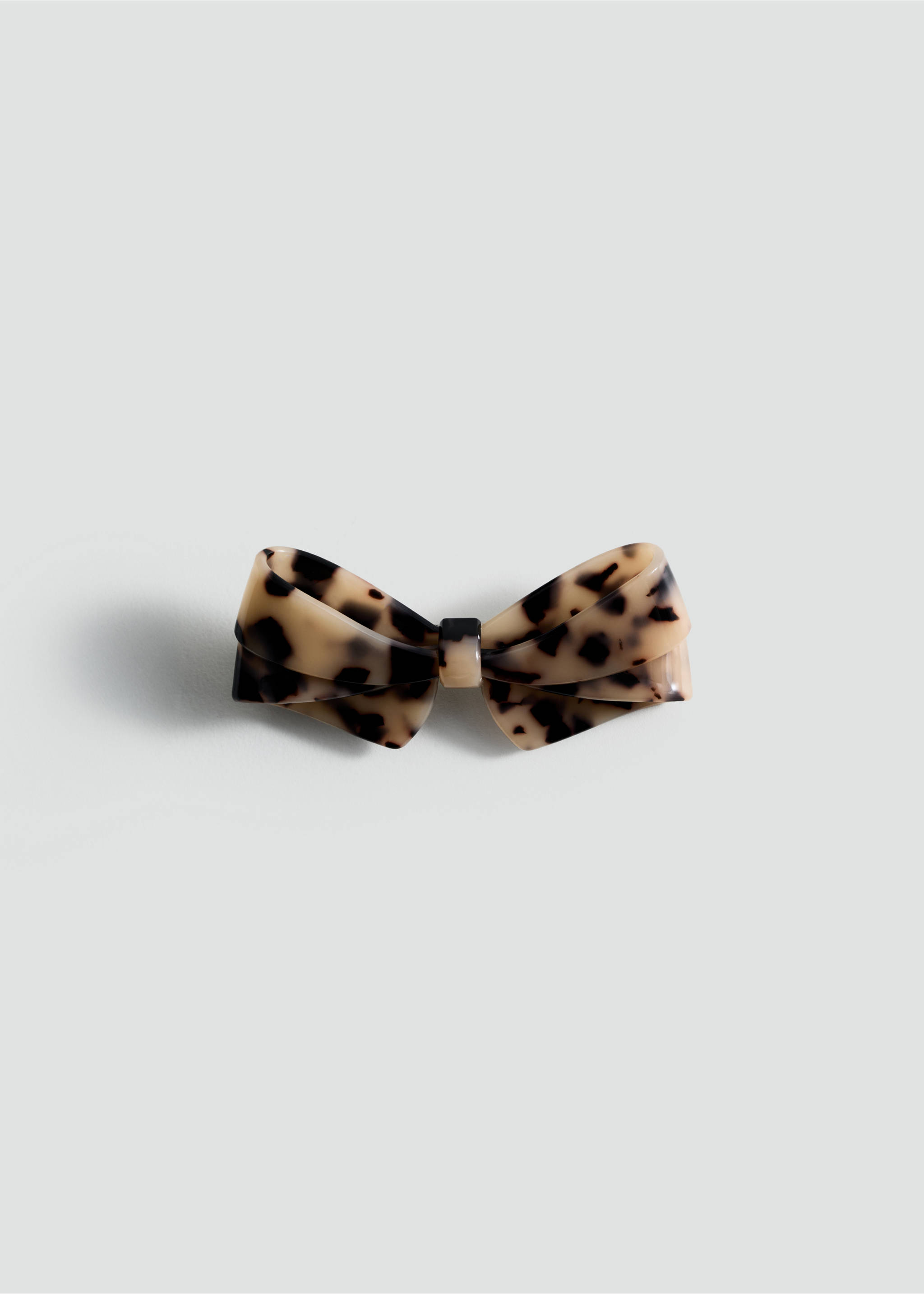 Bow hairclip - Article without model, Brown. Ref: 87064067-00.