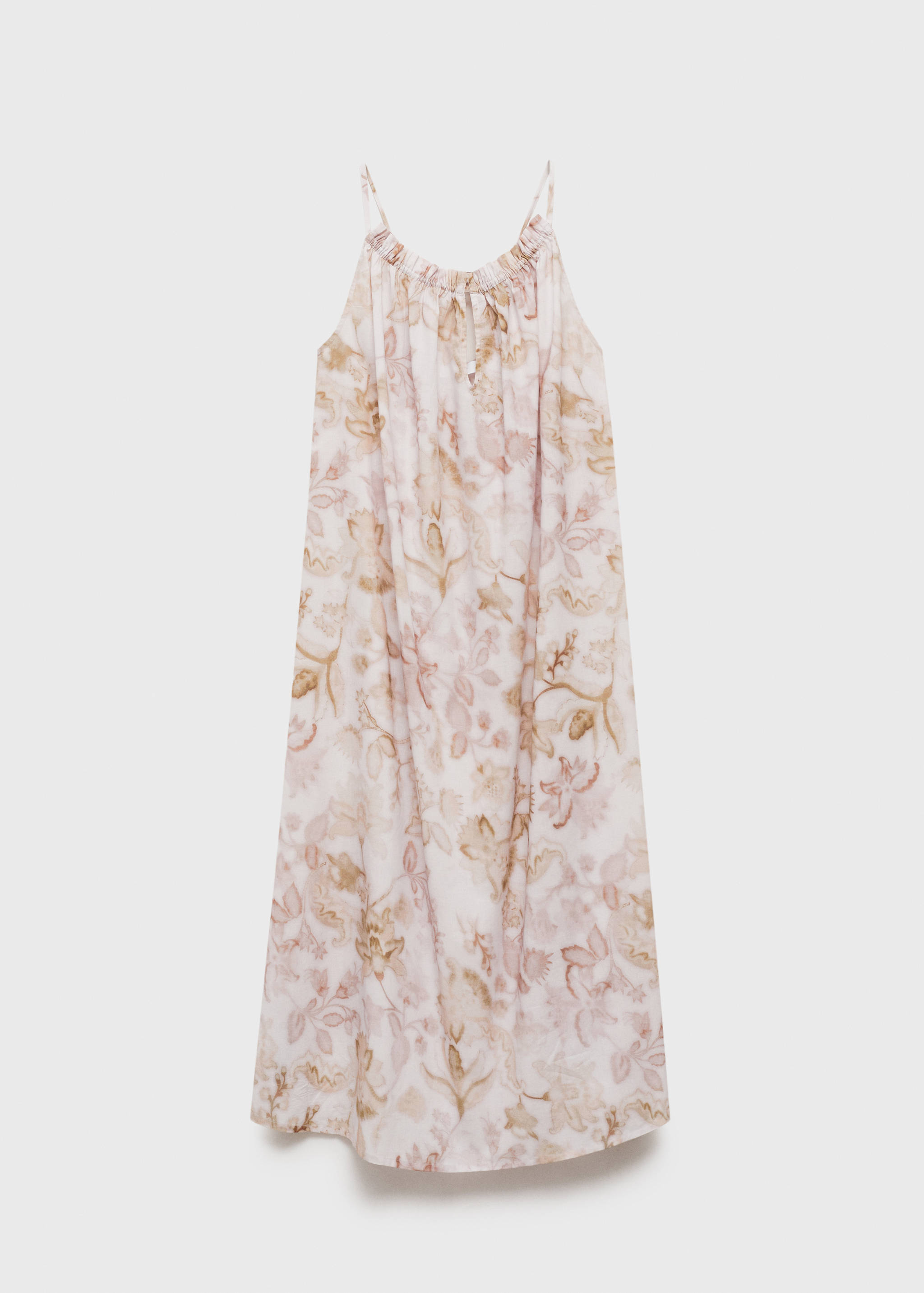 Floral print cotton nightdress - Article without model
