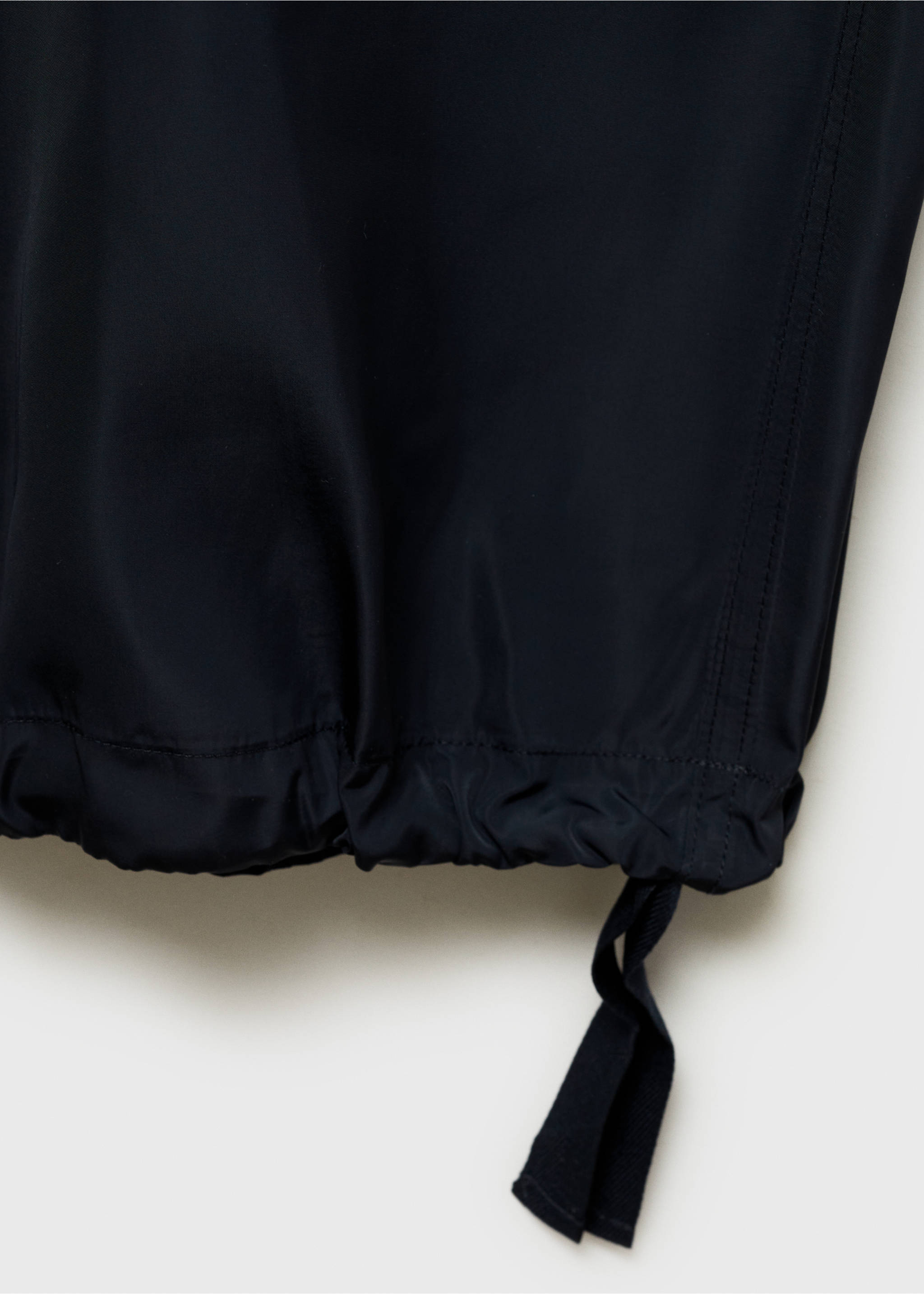 Cargo trousers with adjustable hem - Details of the article 0, Dark Navy. Ref: 87064069-00.