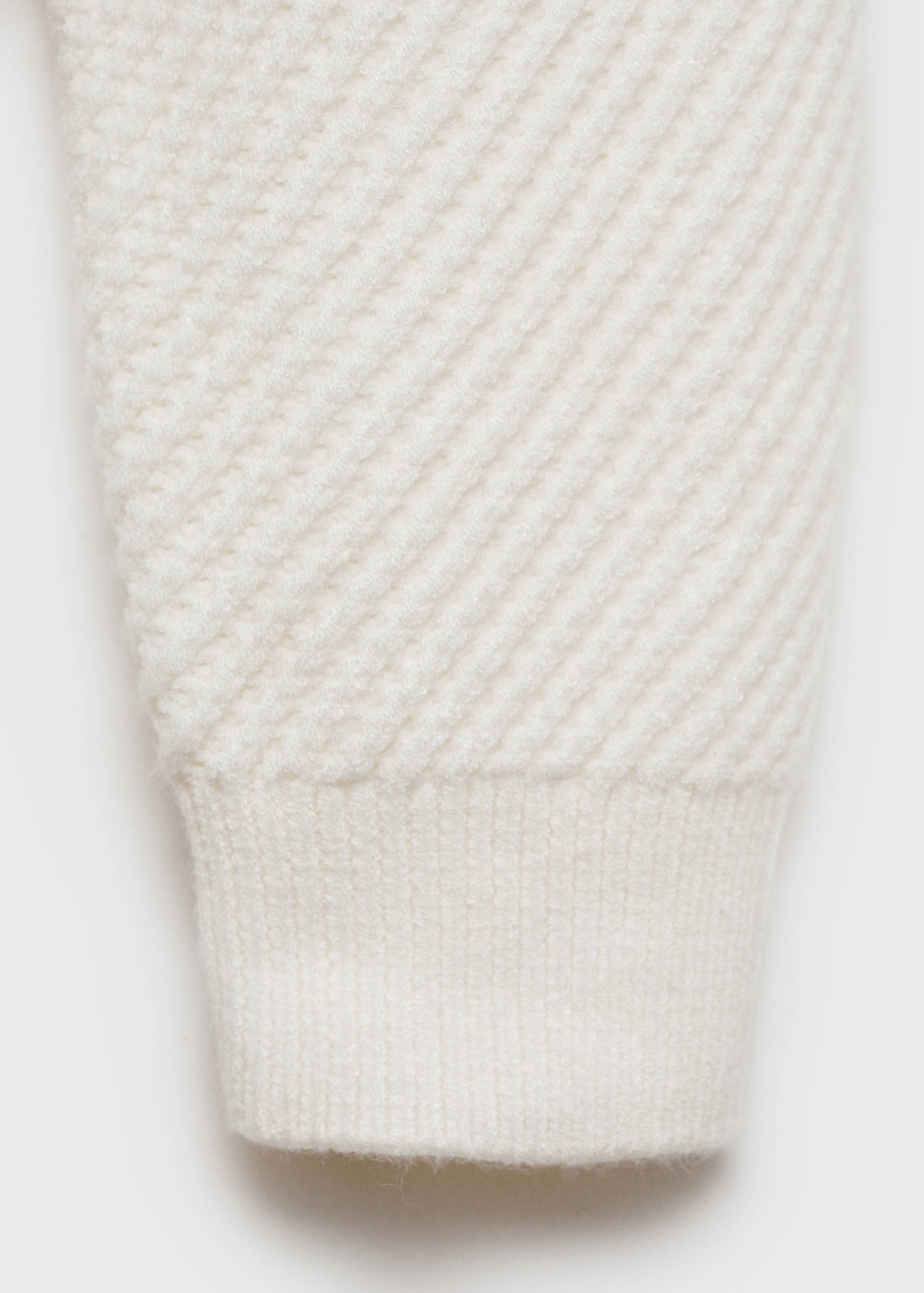 Striped ribbed-knit sweater - Details of the article 0