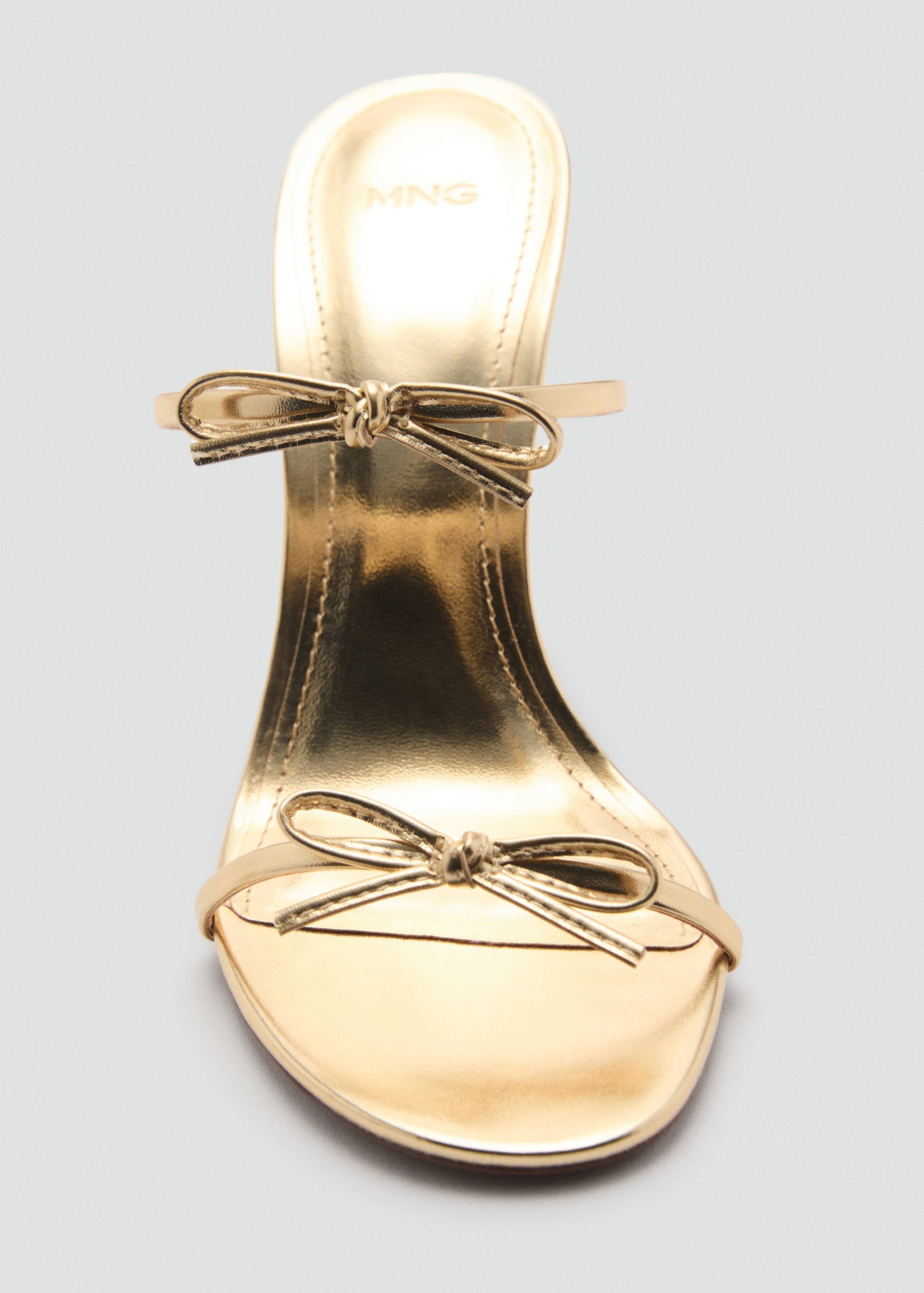 Strappy heeled sandals with bow detail - Details of the article 1