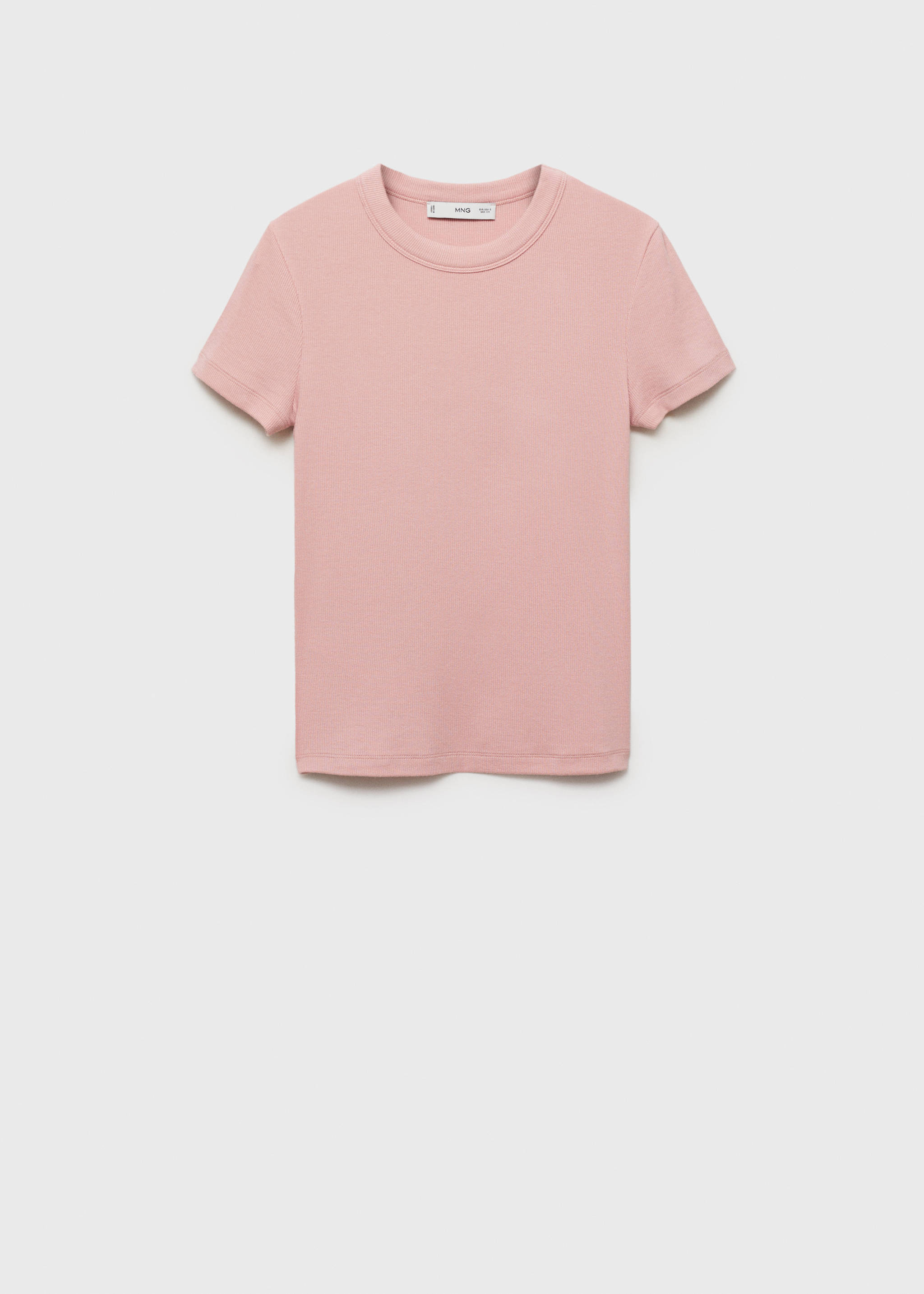 Short-sleeved fitted t-shirt - Article without model