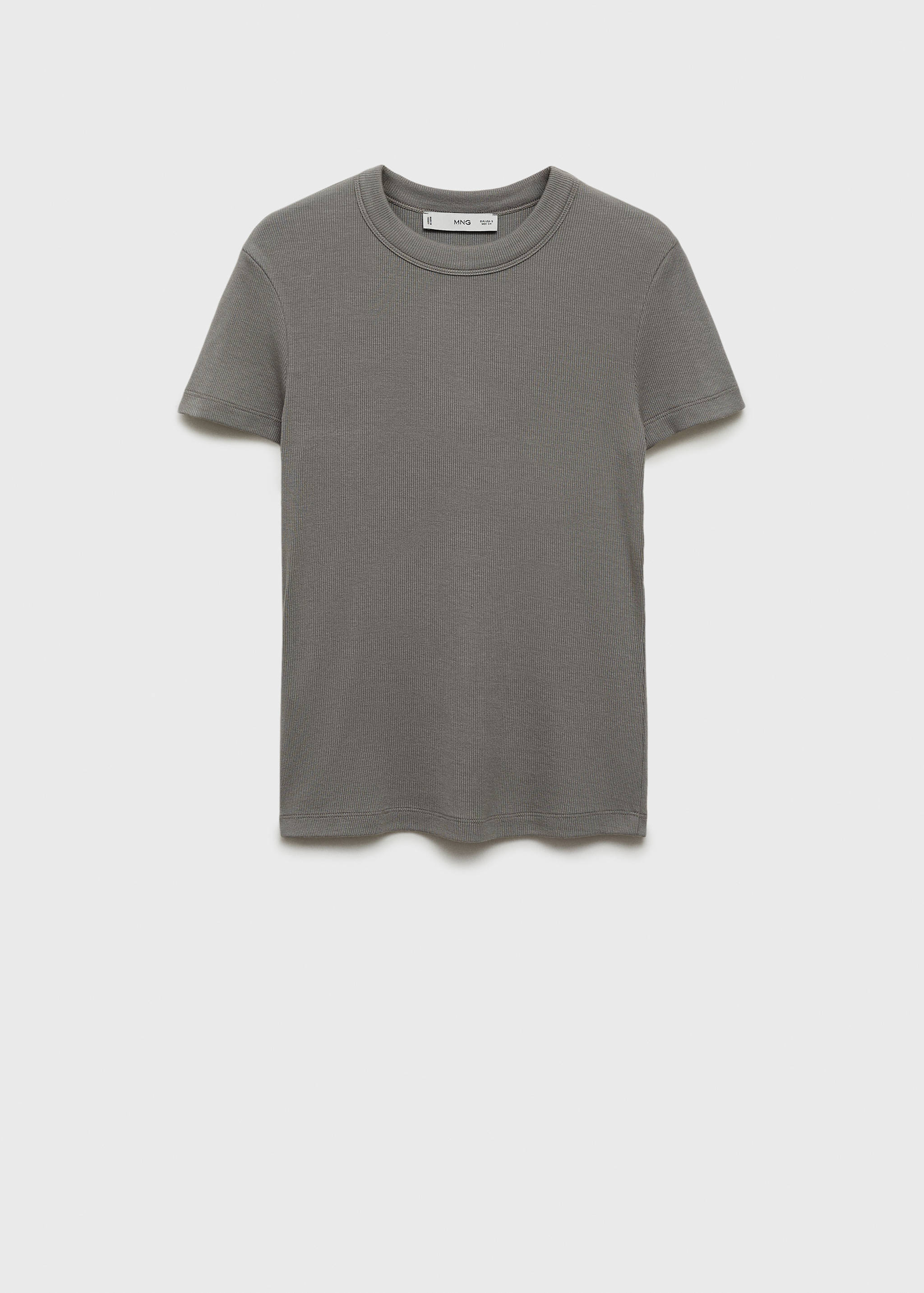 Short-sleeved fitted t-shirt - Article without model