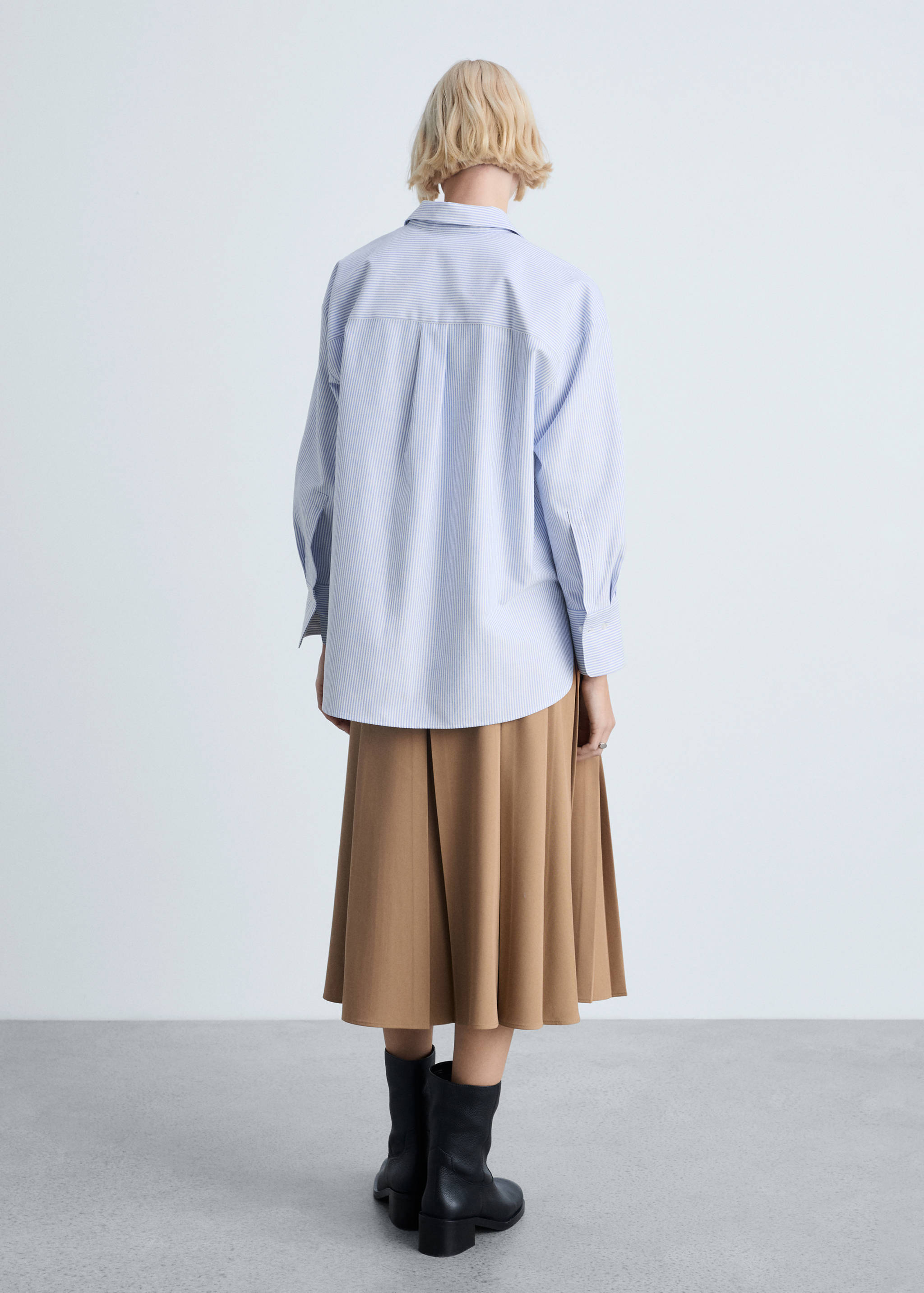 Camisa algodón rayas - Reverso del artículo