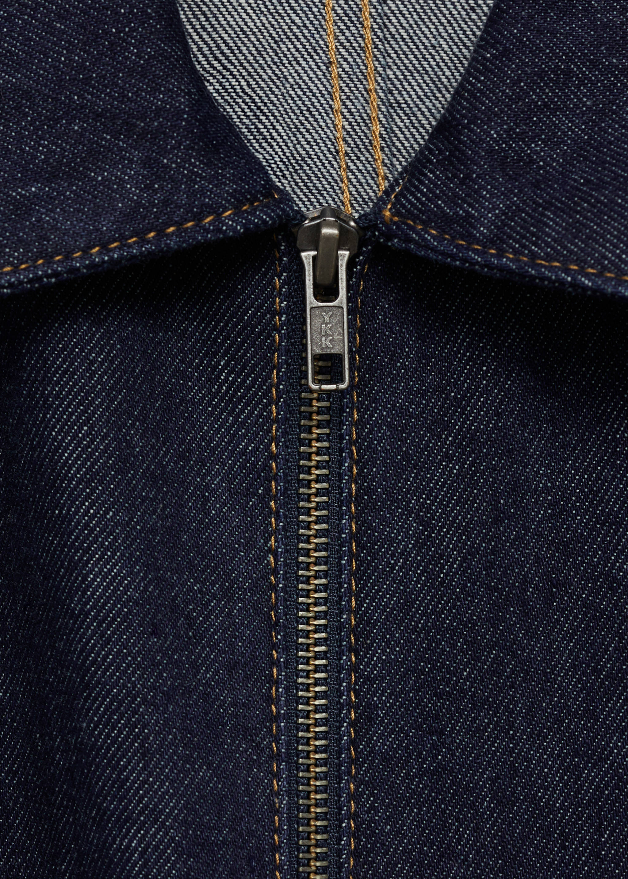 Short-sleeved denim jumpsuit - Details of the article 8