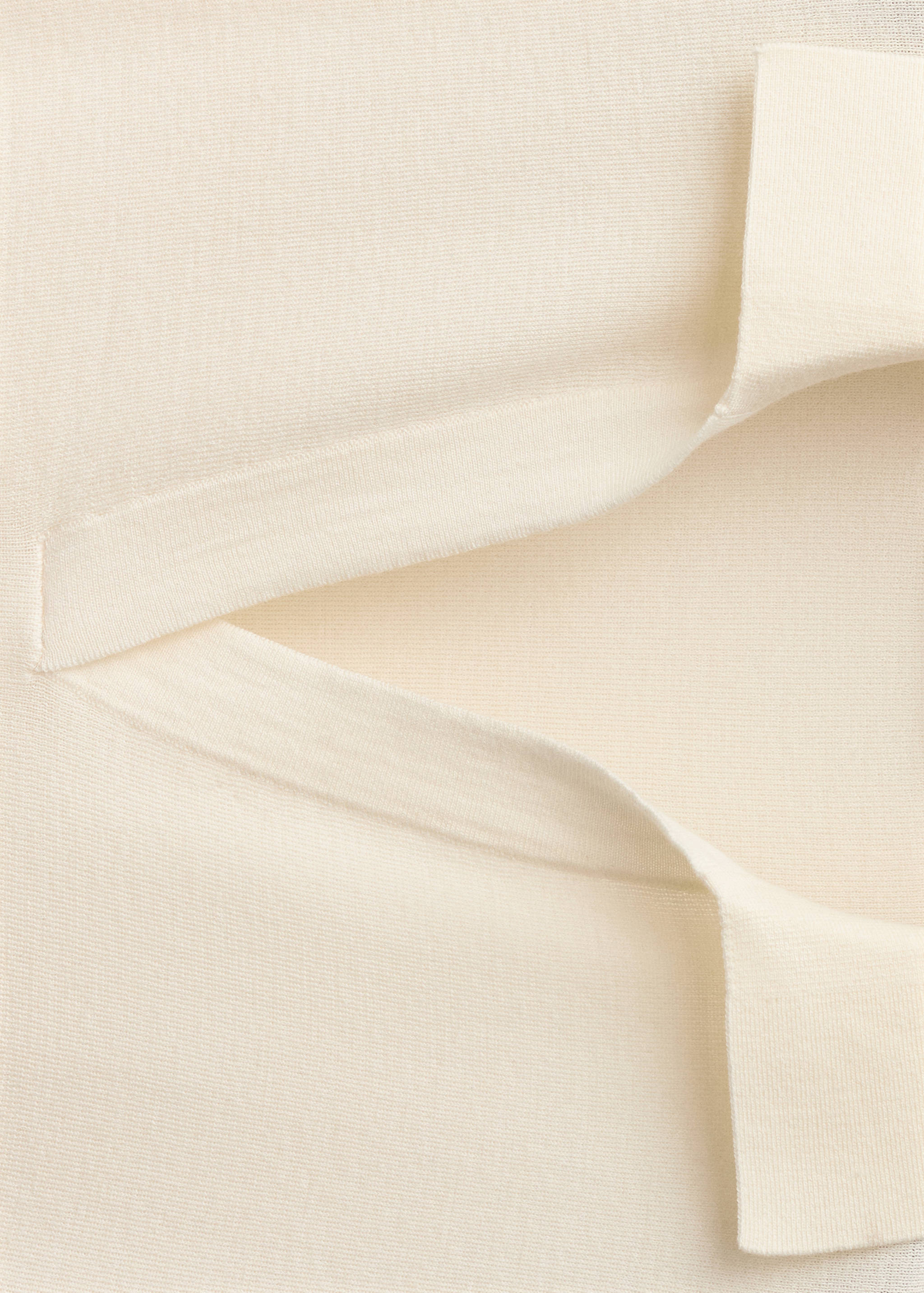 Jersey cuello polo mezcla lana - Detalle del artículo 8