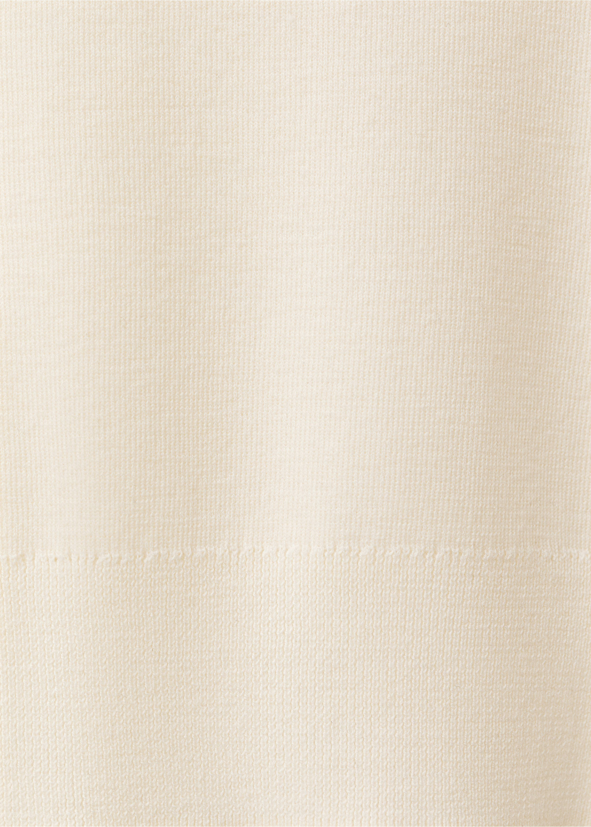 Wool-blend polo-neck sweater - Details of the article 0, Ecru. Ref: 87064088-00.