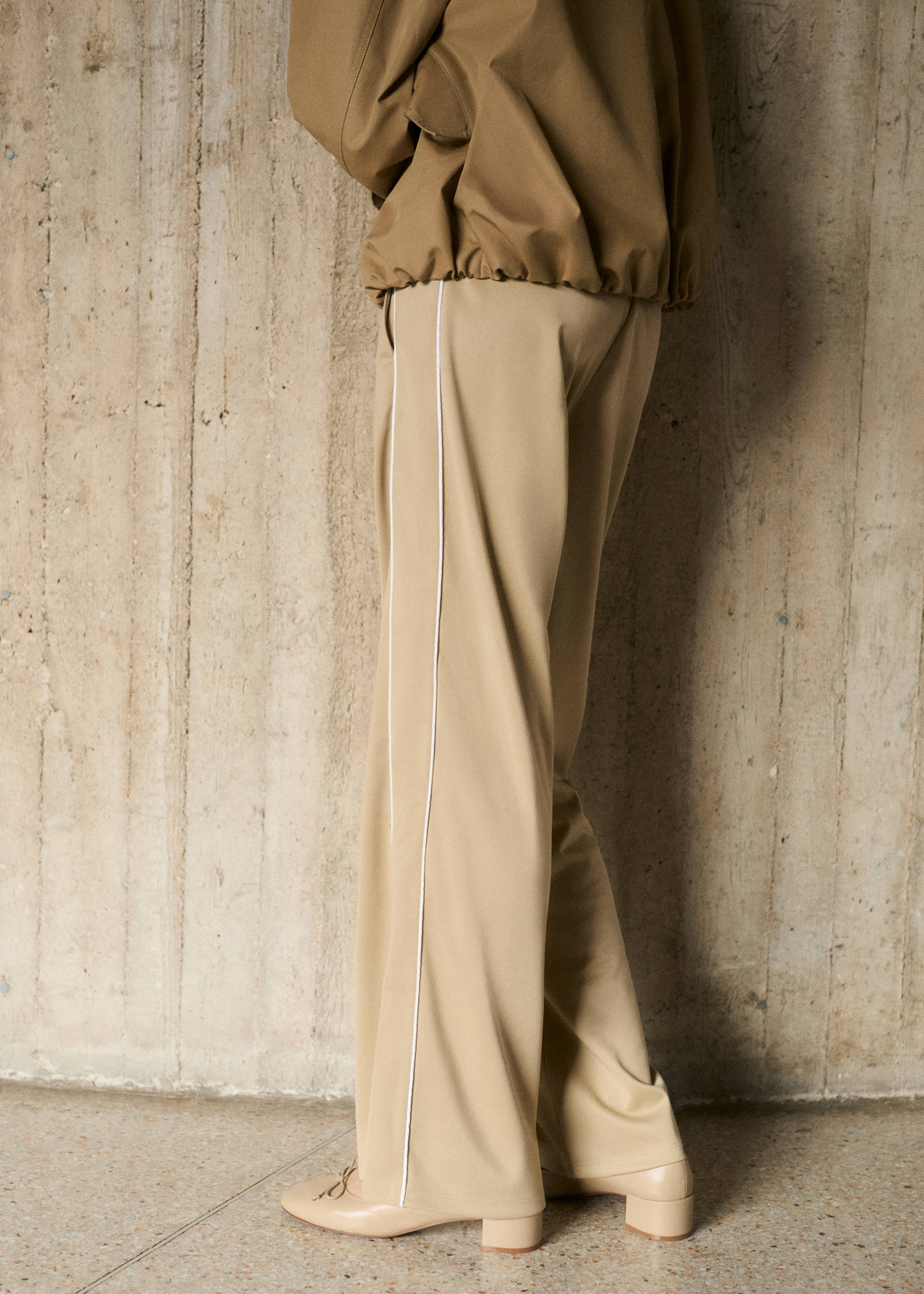 Pantalon de jogging rayures contrastées - Verso de l’article