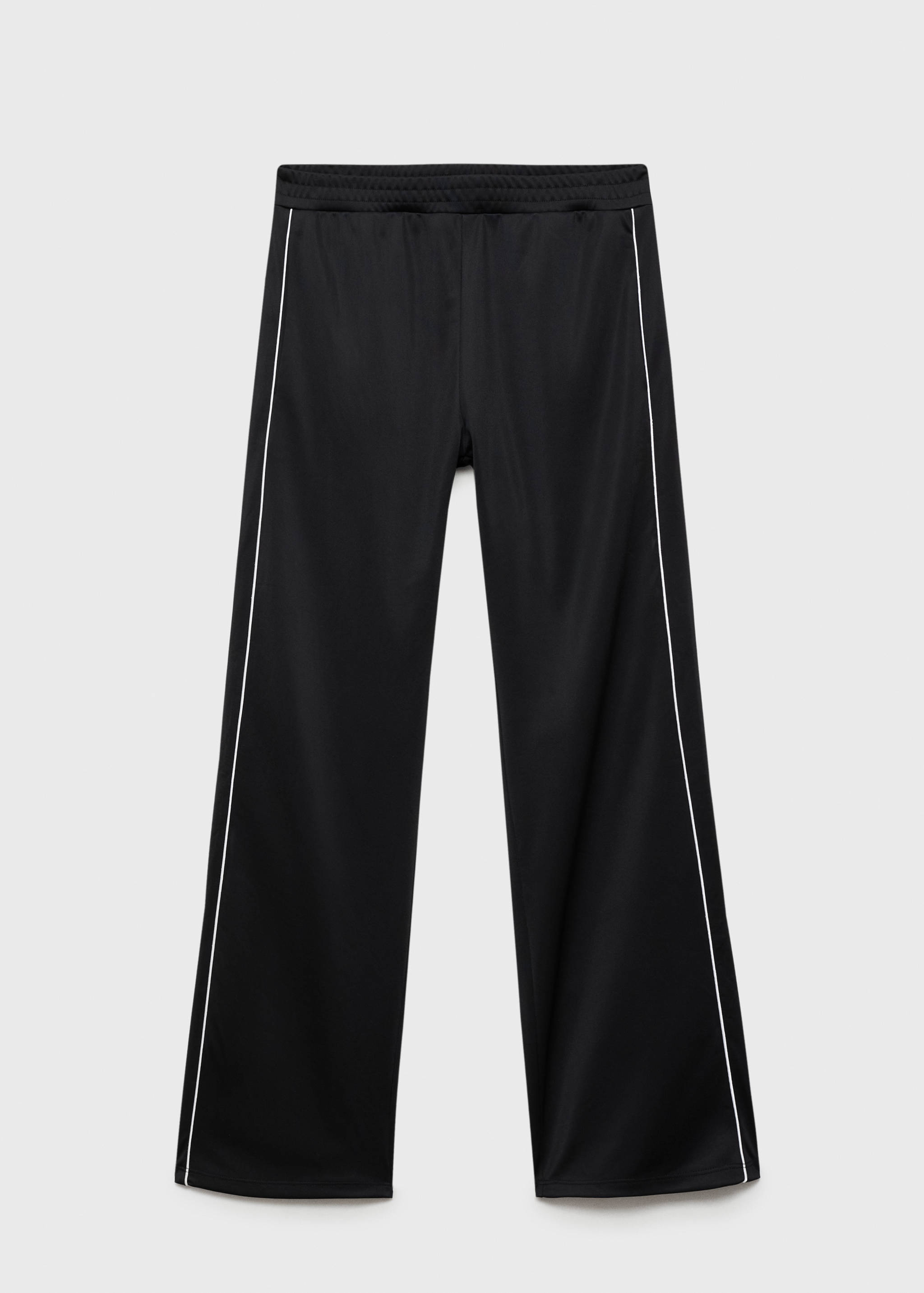 Pantaloni jogger cu dungi contrastante - Articol fără model