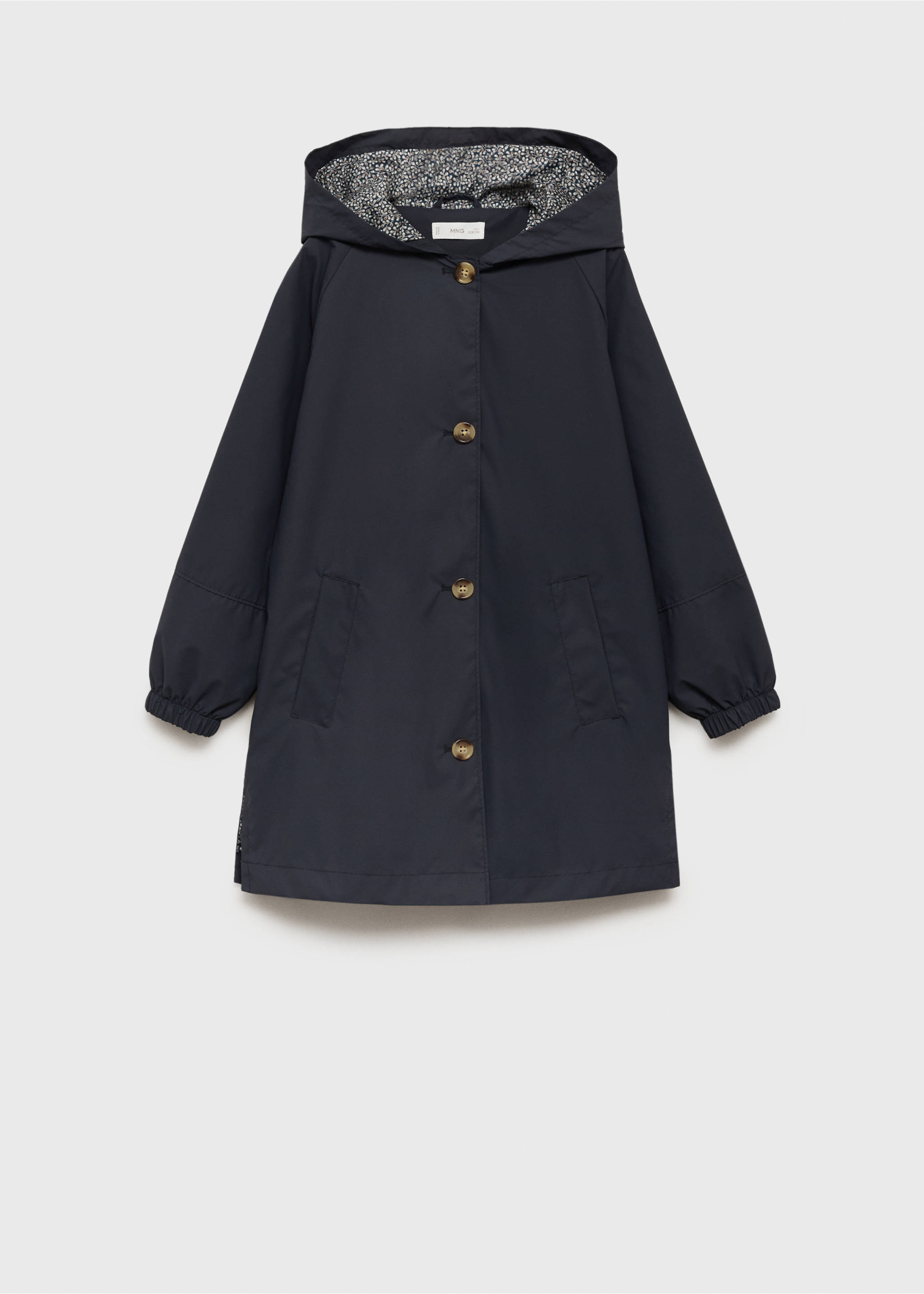 Wasserabweisende Jacke - Artikel ohne Model, Dunkles Marineblau. Ref: 87064387-00.