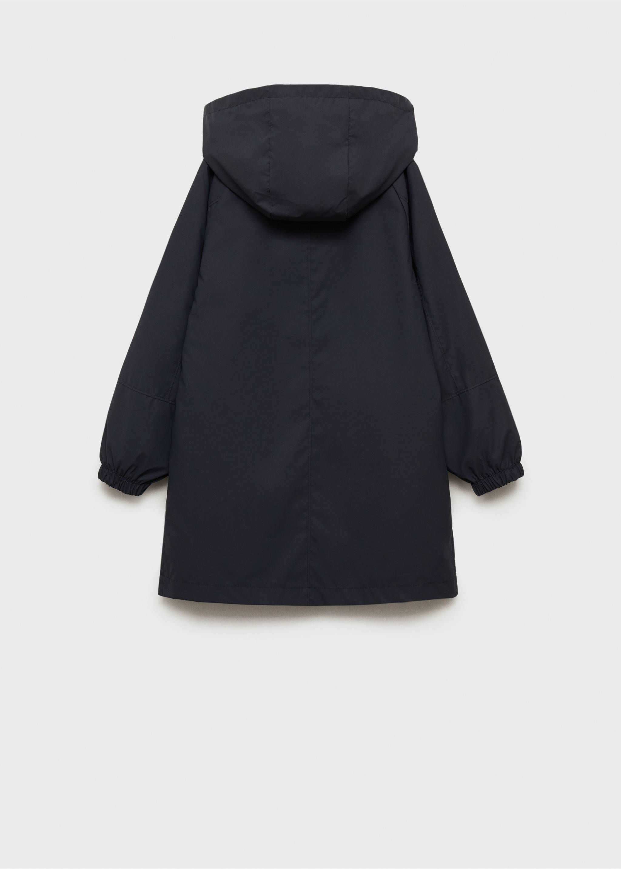 Wasserabweisende Jacke - Rückseite des Artikels, Dunkles Marineblau. Ref: 87064387-00.