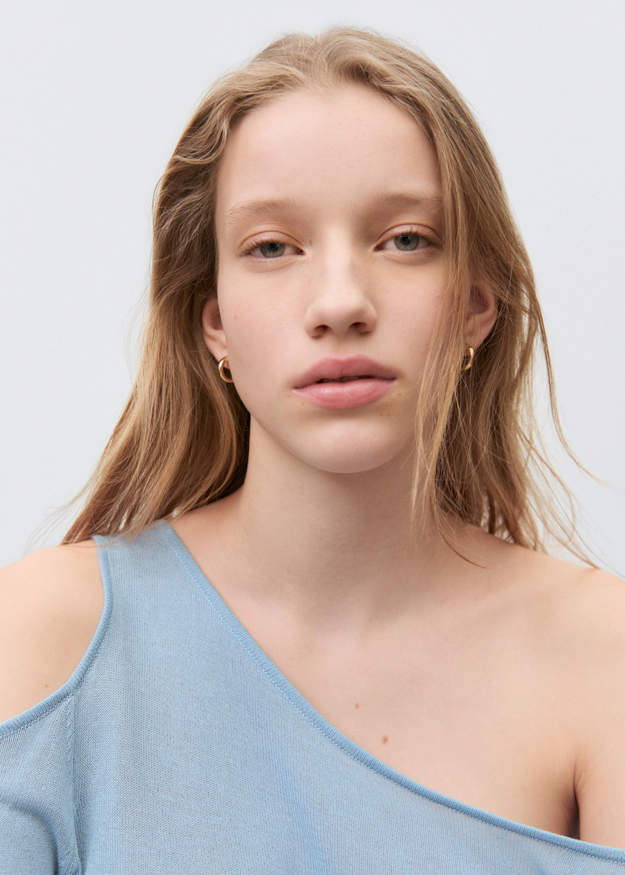 Asymmetrischer Strickpullover - Detail des Artikels 1