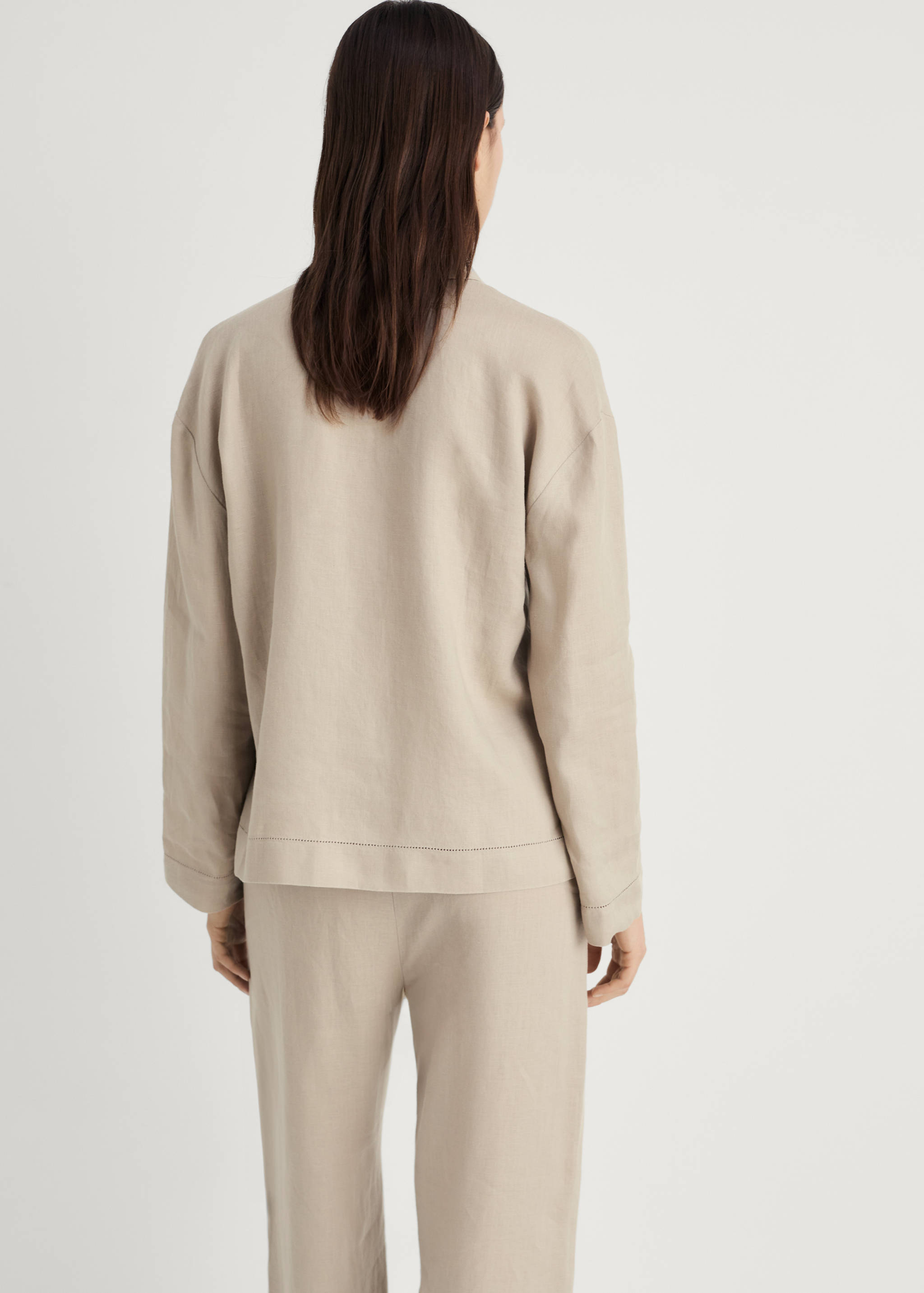 Camisa lino - Reverso del artículo