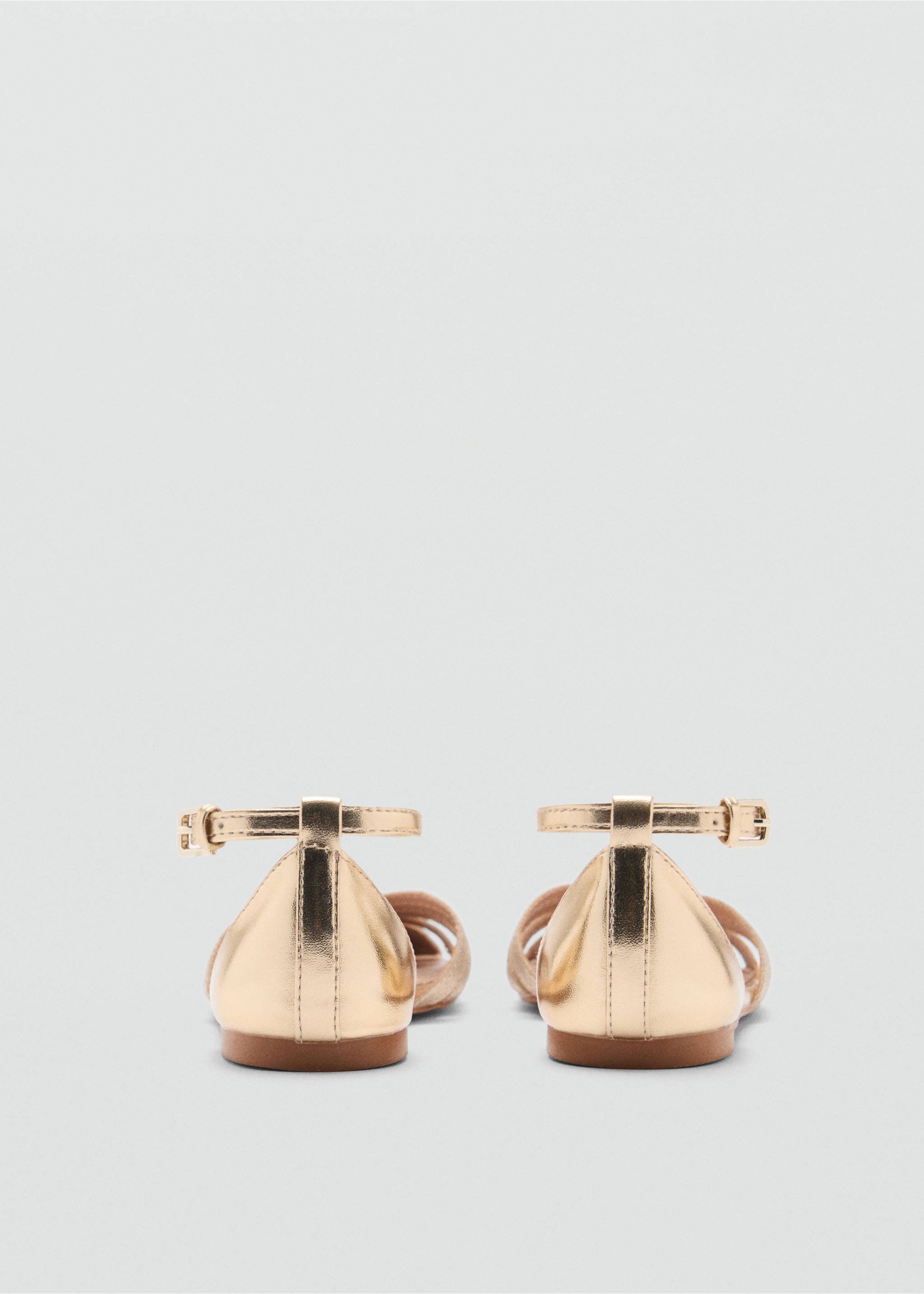 Sandalias tiras - Detalle del artículo 1, Oro. Ref: 87064404-00.