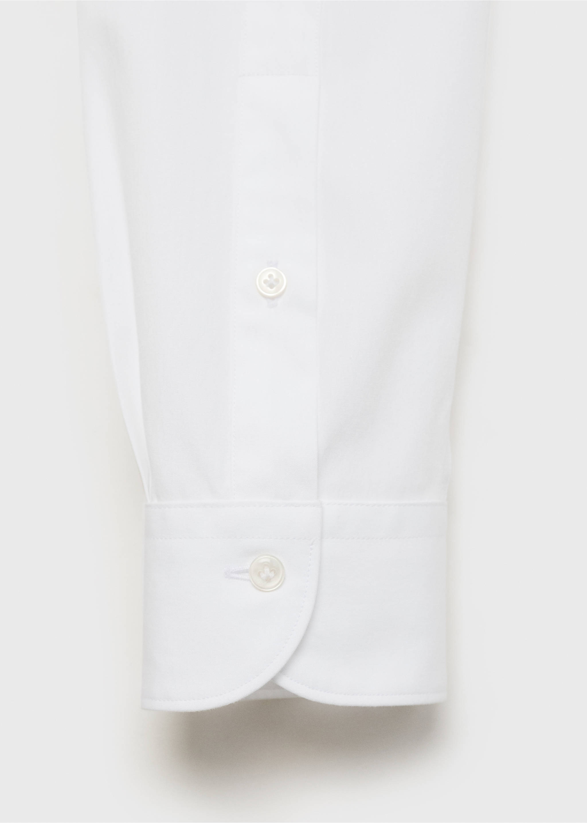 100% cotton regular-fit shirt - Details of the article 0, White. Ref: 87064407-00.