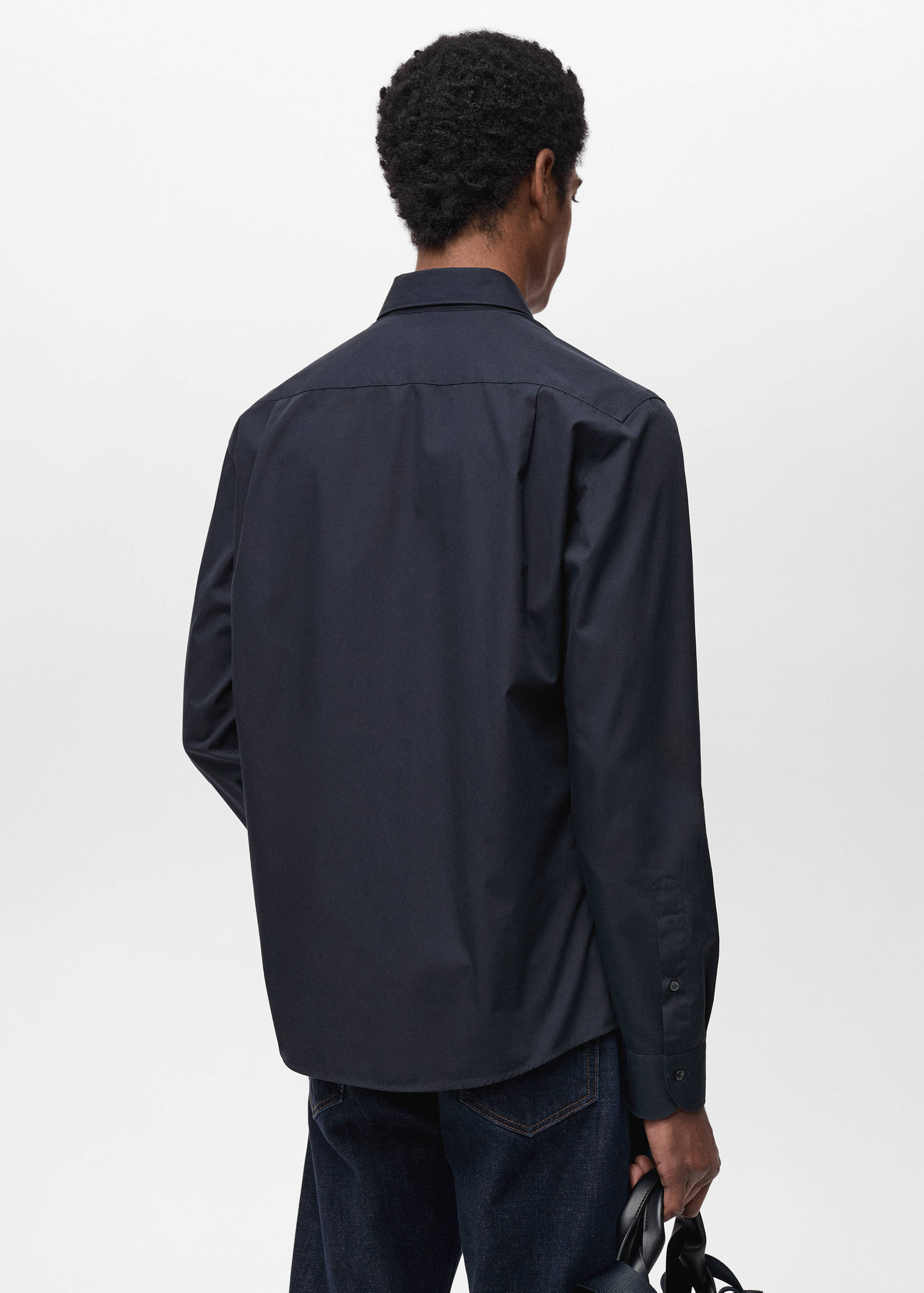 Camisa regular 100% algodón - Reverso del artículo