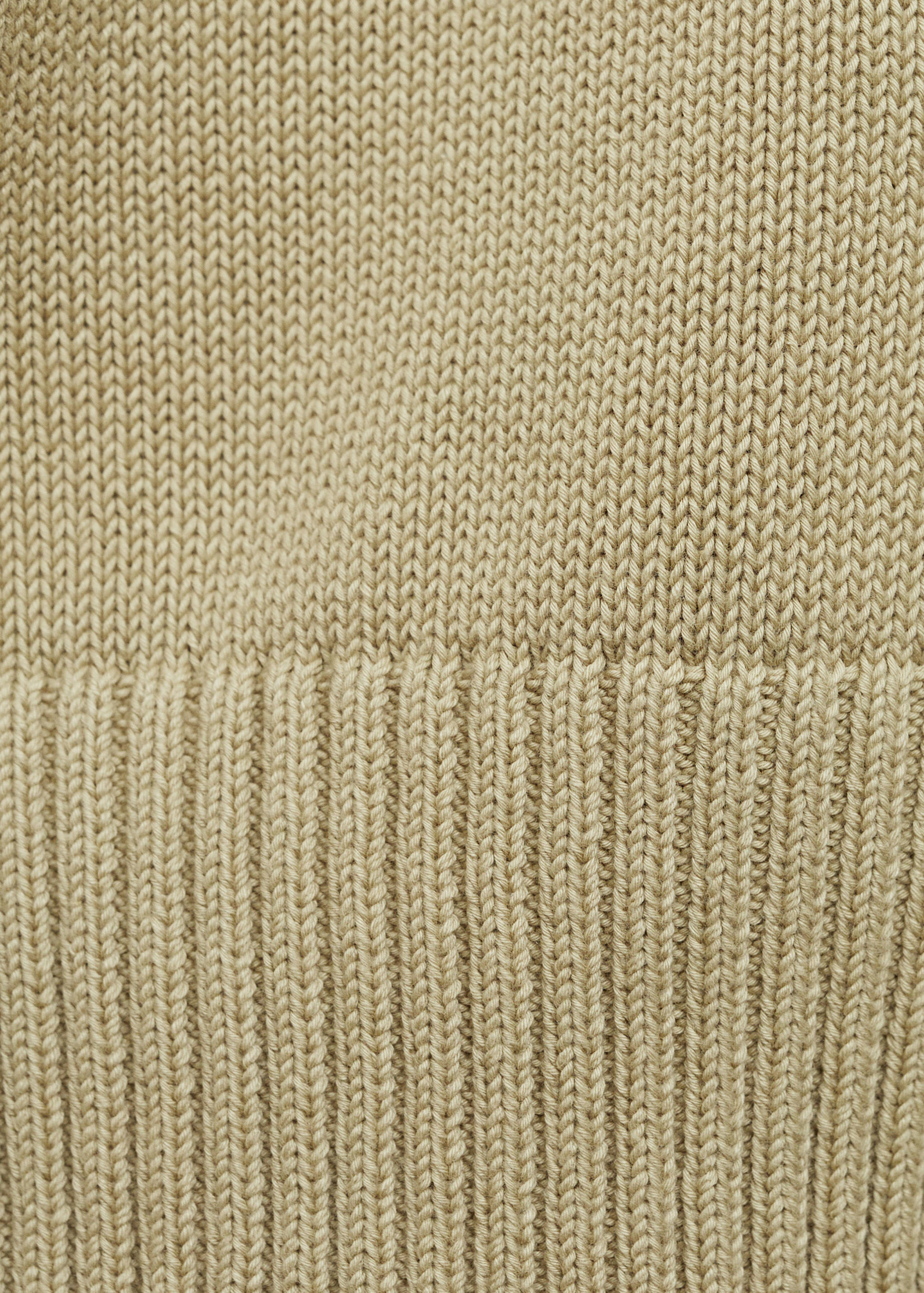 Cardigan de malha de algodão com botões - Pormenor do artigo 0