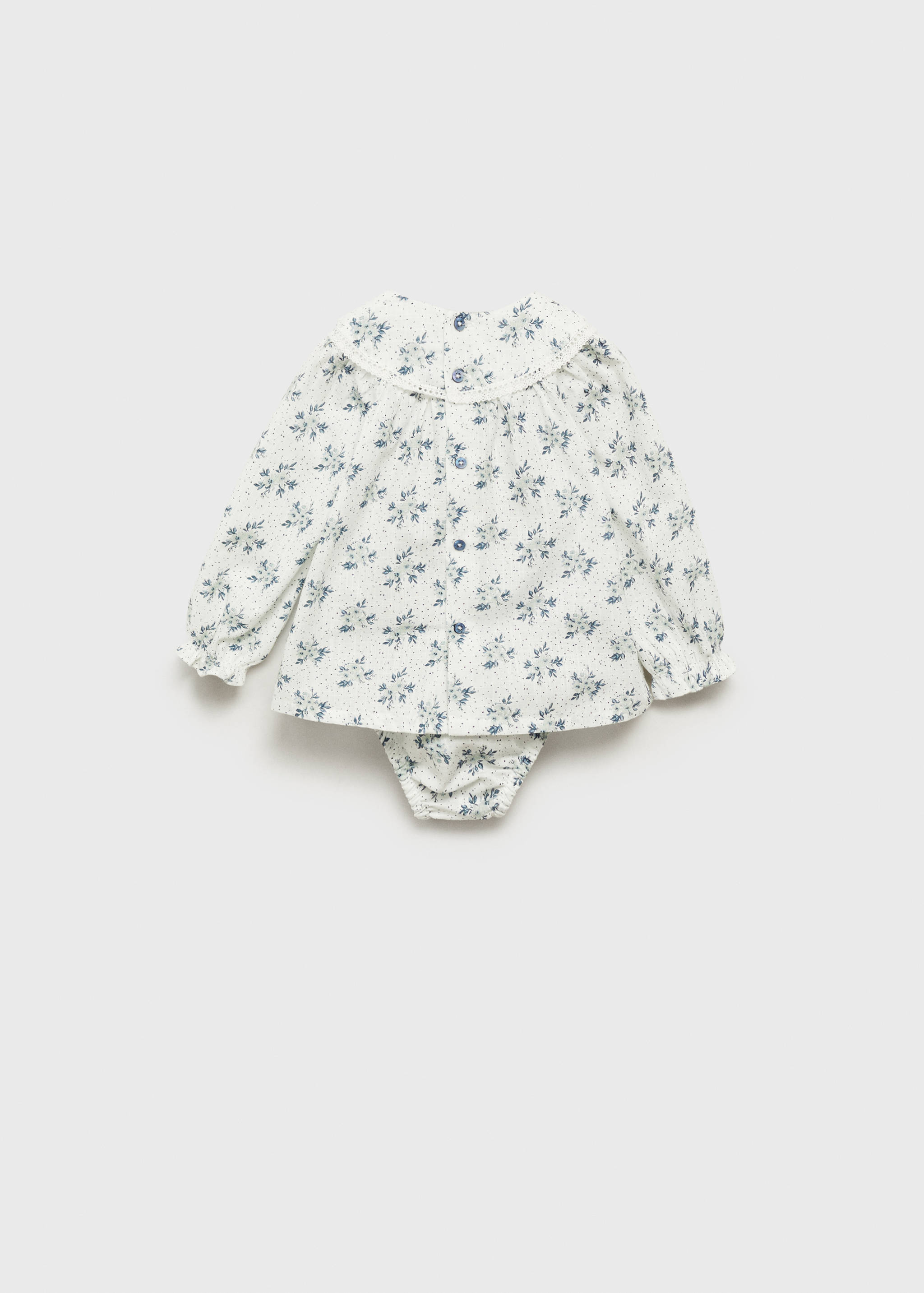 Printed dress and nappy cover - Reverse of the article