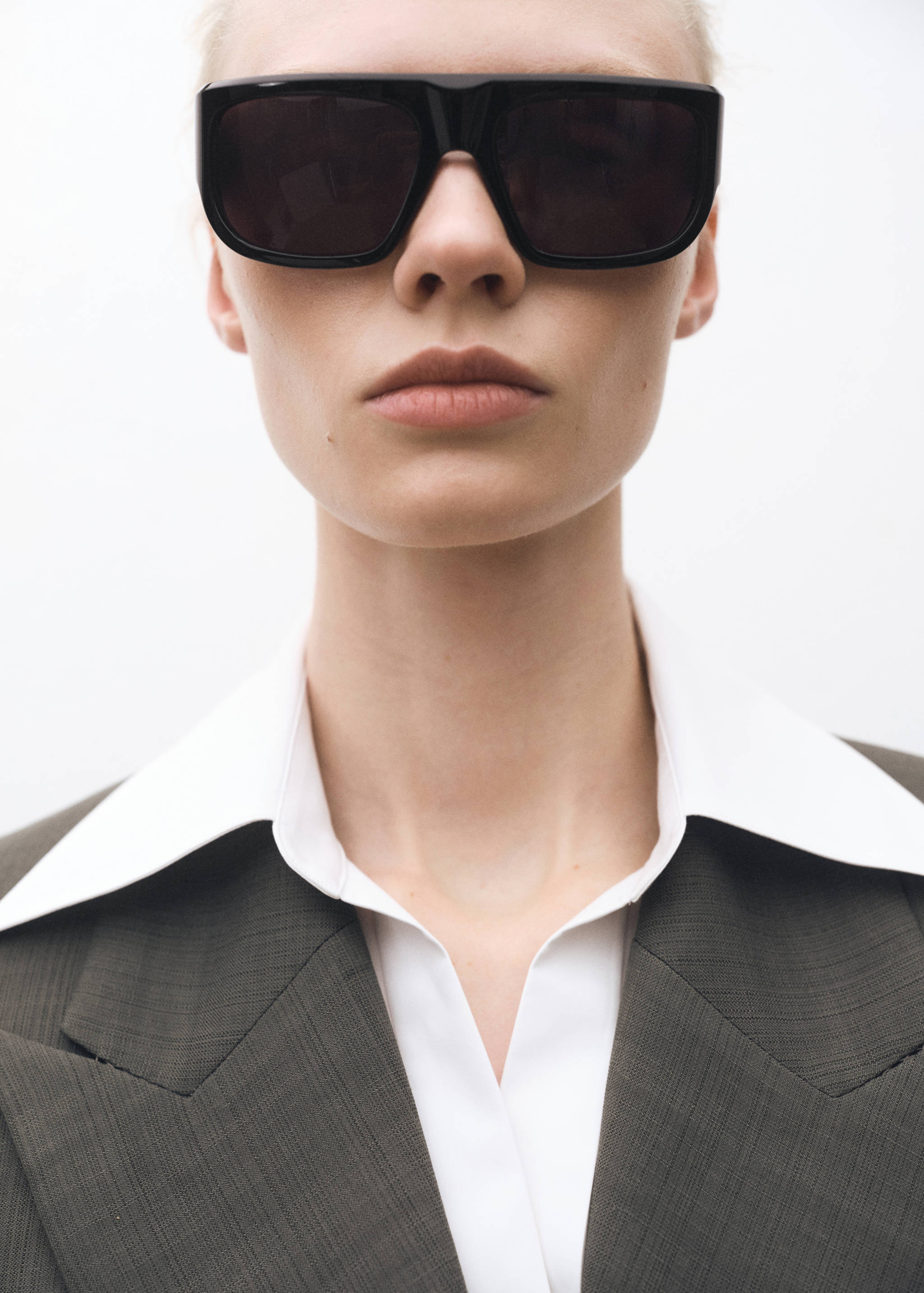 Rectangular-frame sunglasses - General plane