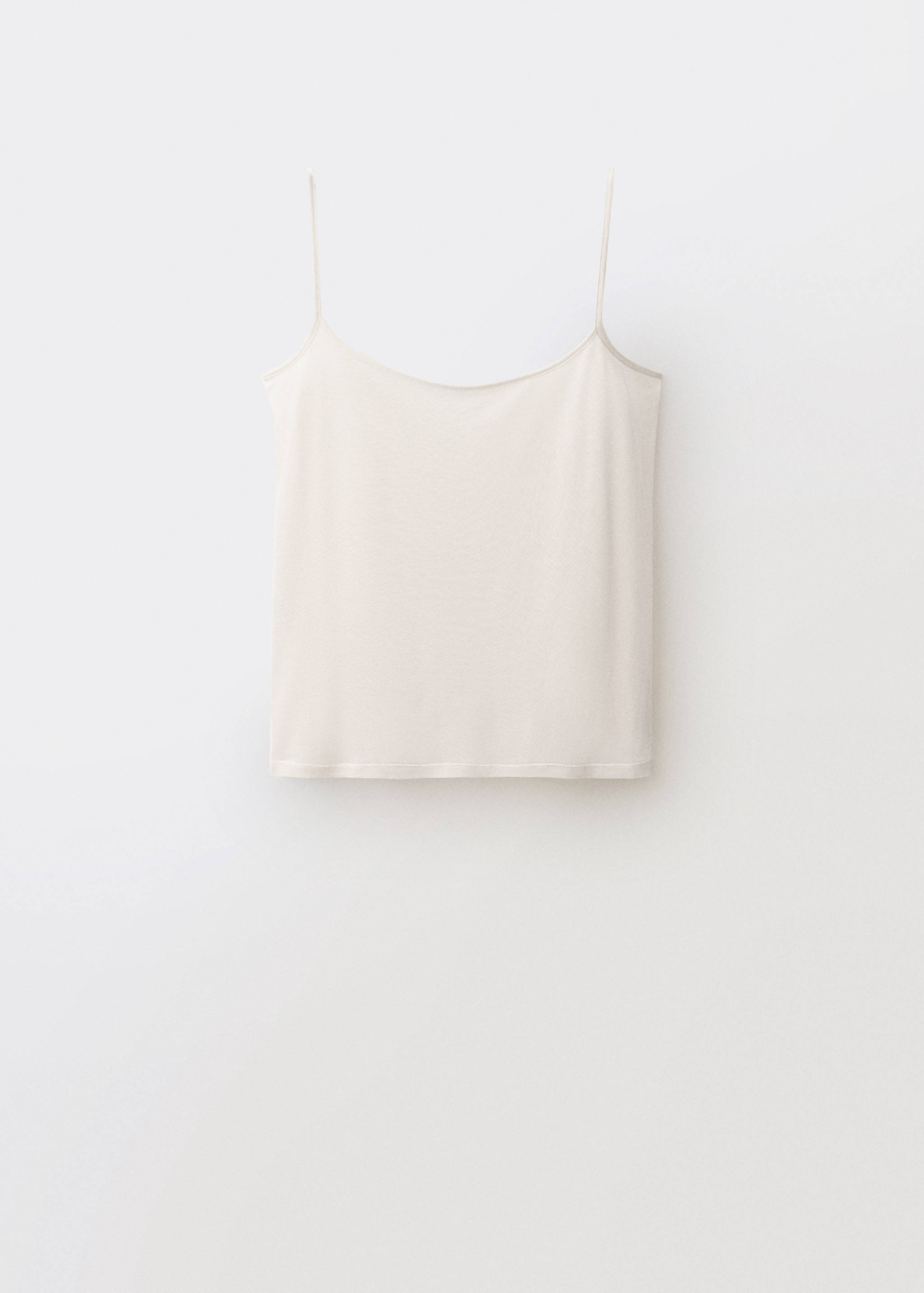 Silk top with thin straps - Article without model