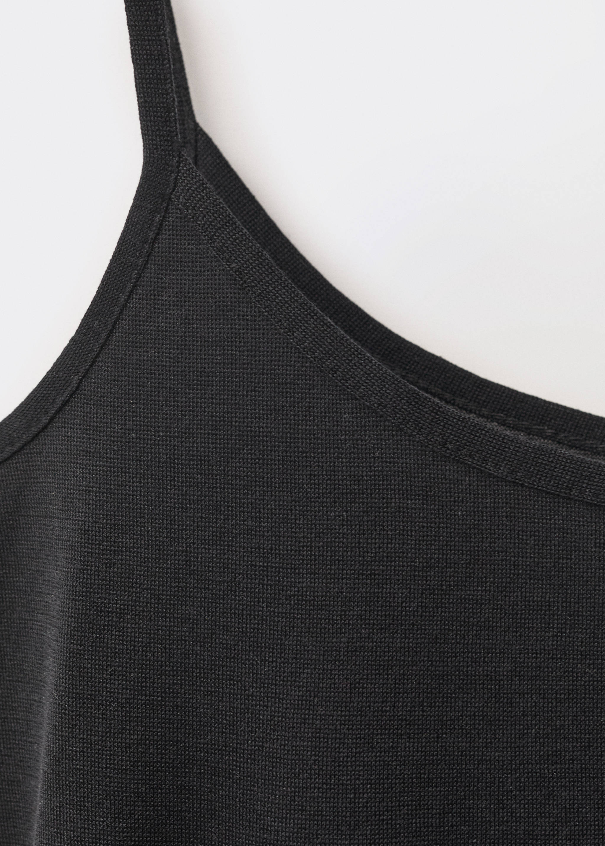 Silk top with thin straps - Details of the article 8