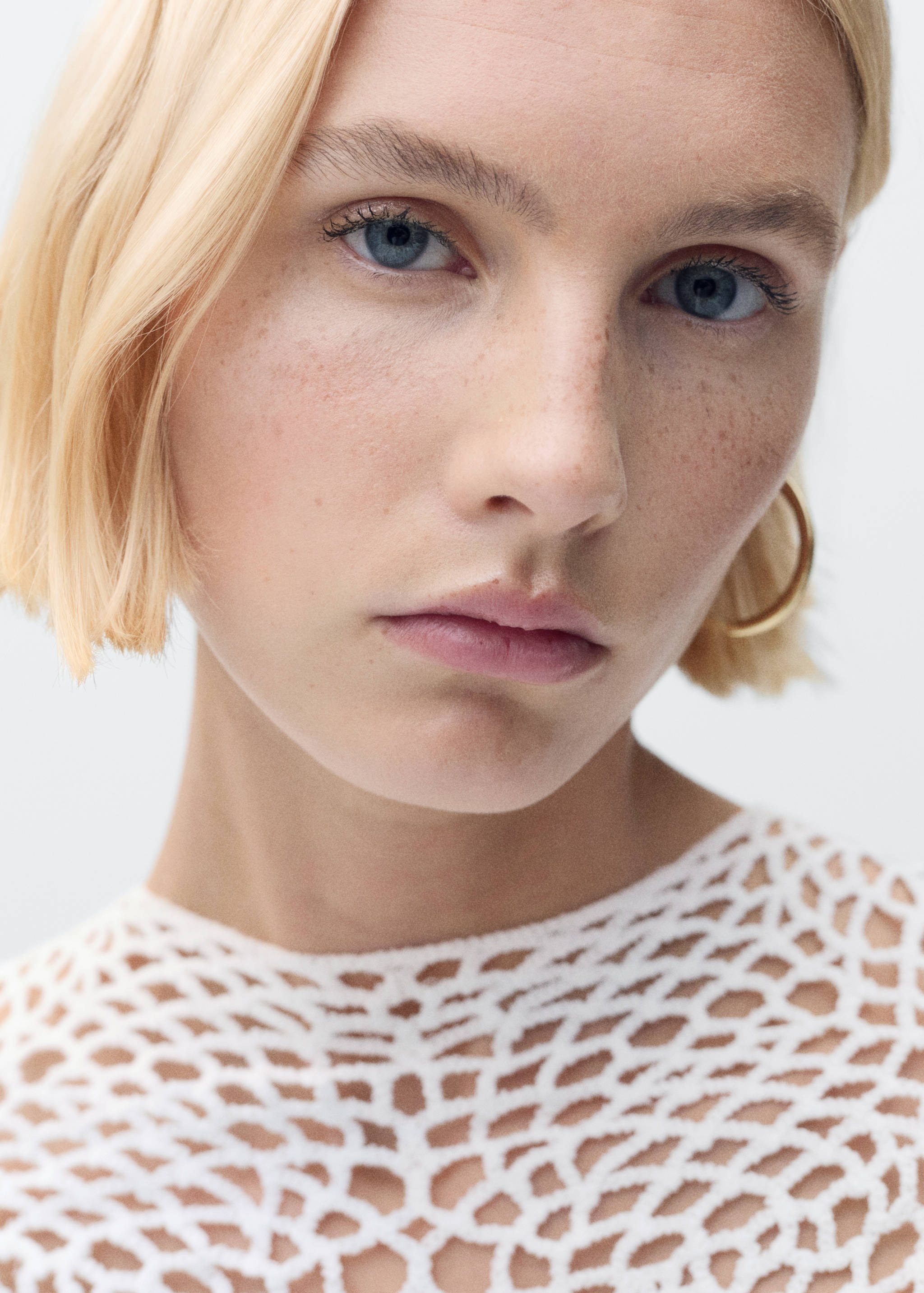 Crochet panel blouse - Details of the article 1