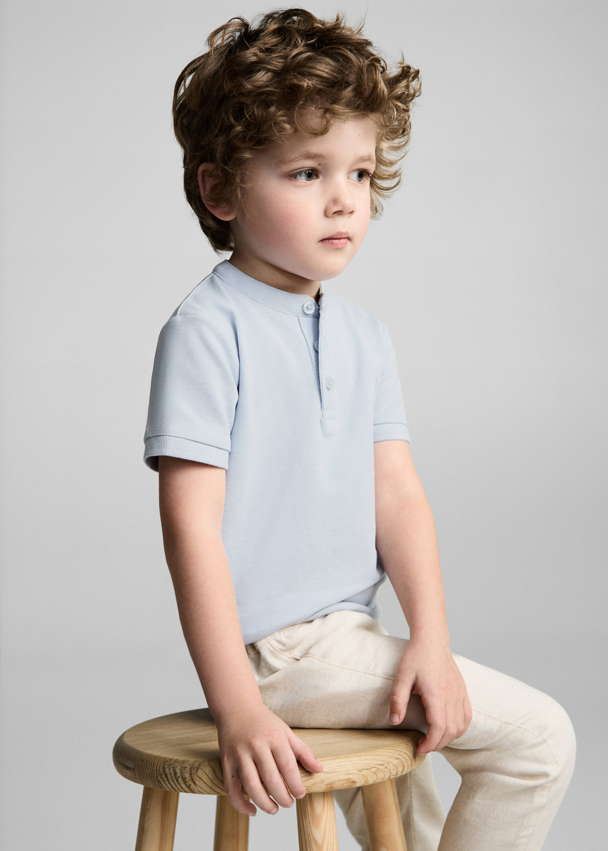 Polo coton col mao - Détail de l'article 2