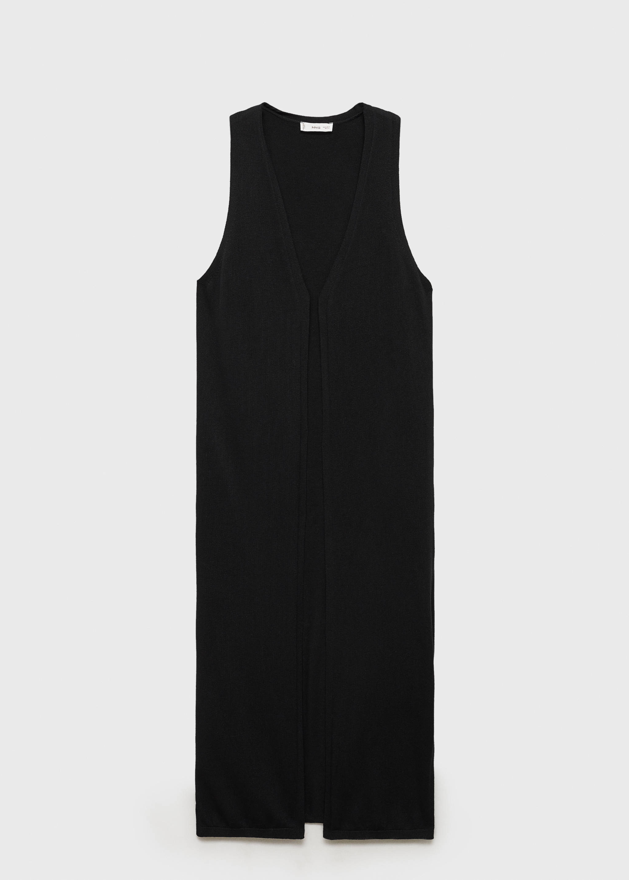 Long cotton vest - Article without model