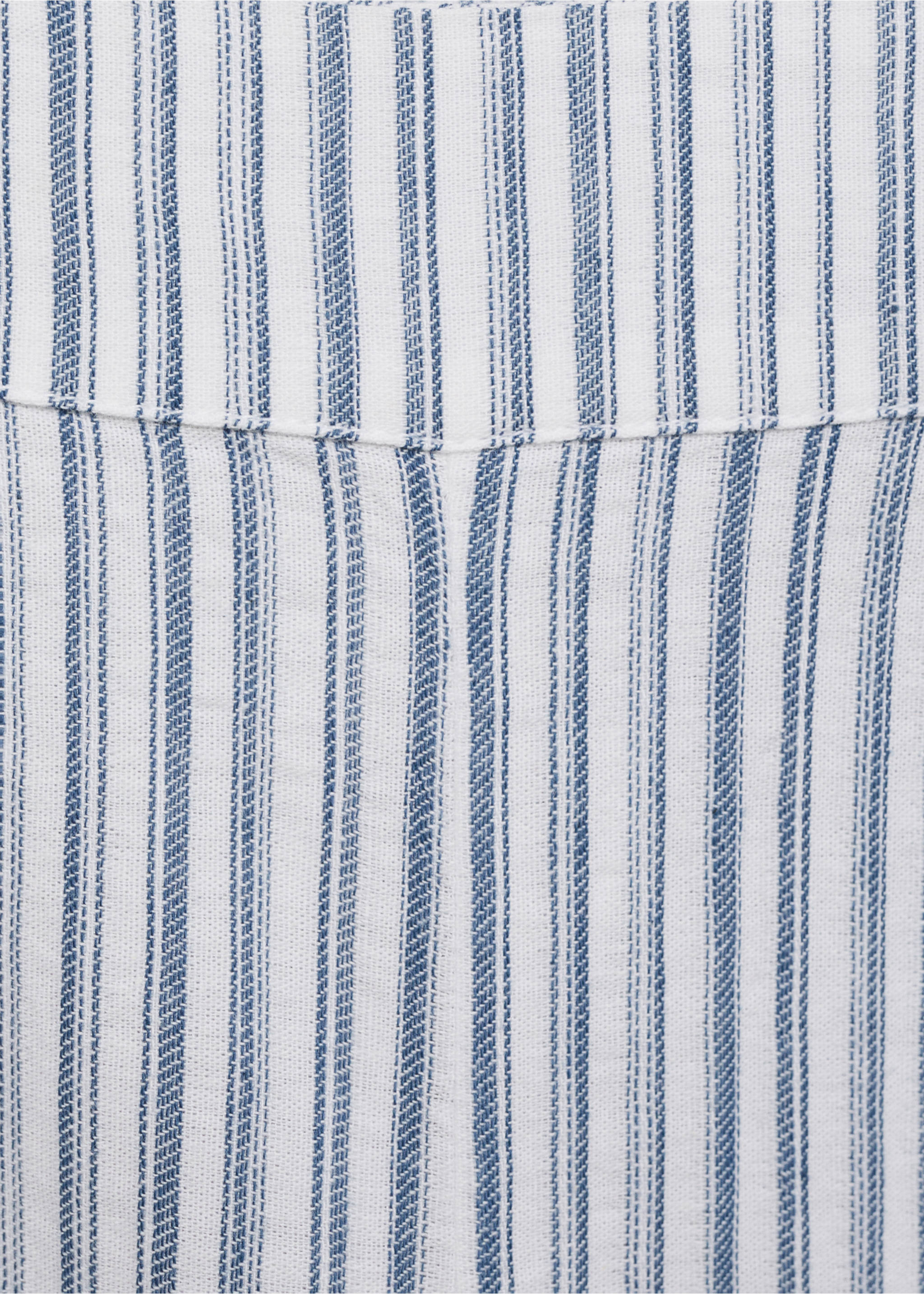 Striped cotton trousers - Details of the article 0, Sky Blue. Ref: 87064790-00.