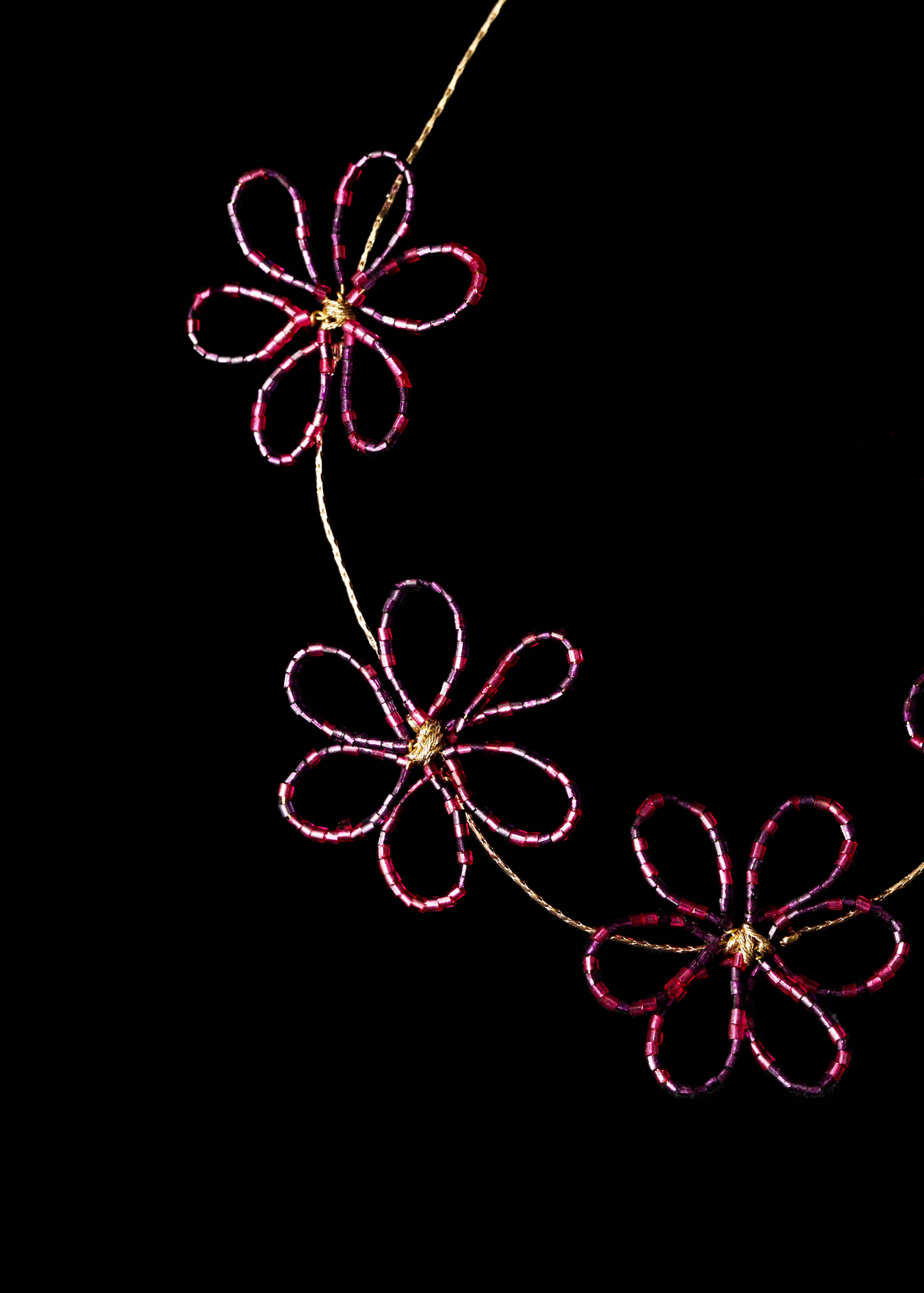 Blumen-Perlenkette - Detail des Artikels 5