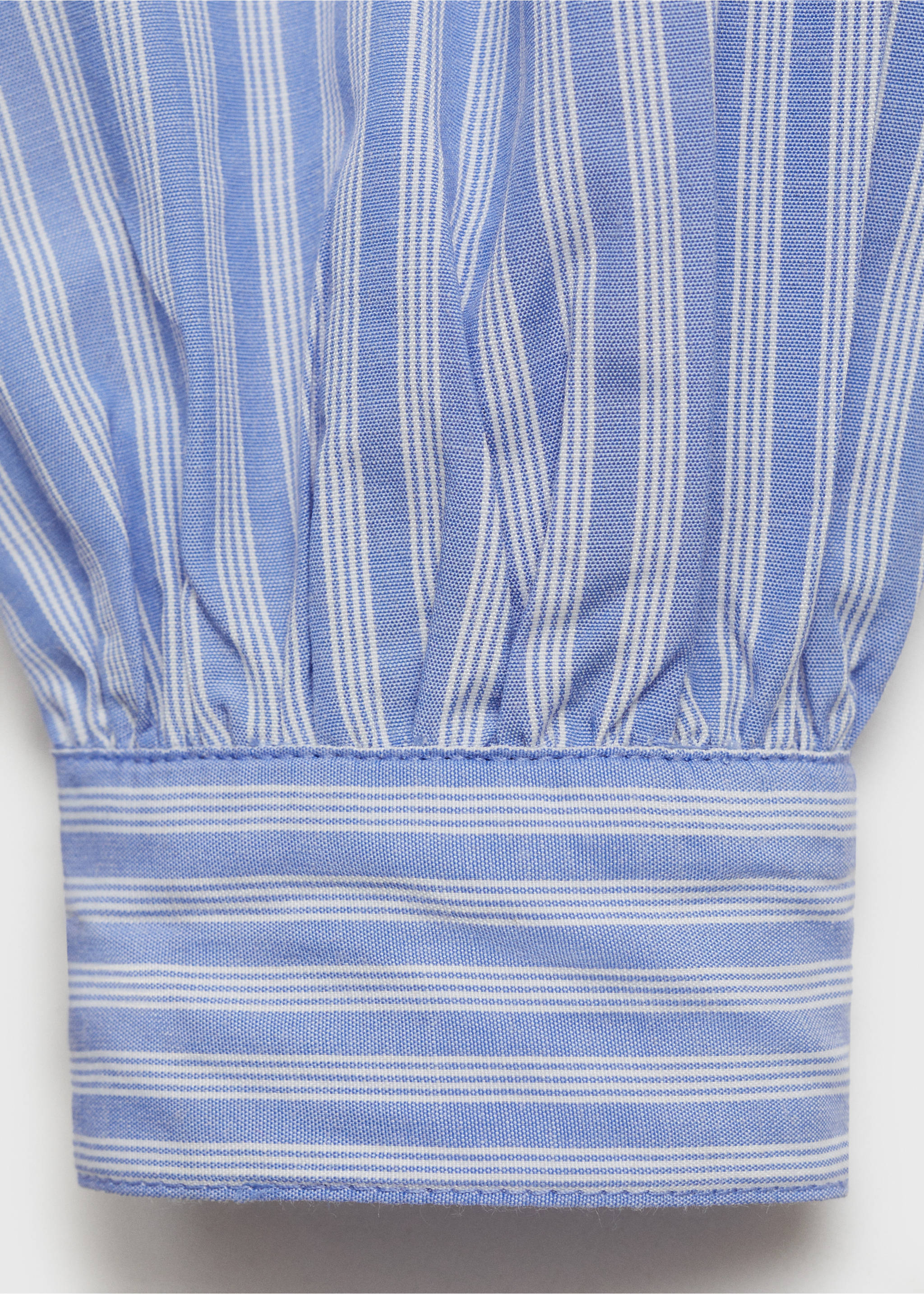 Gestreiftes Hemd - Detail des Artikels 0, Blau. Ref: 87064795-00.