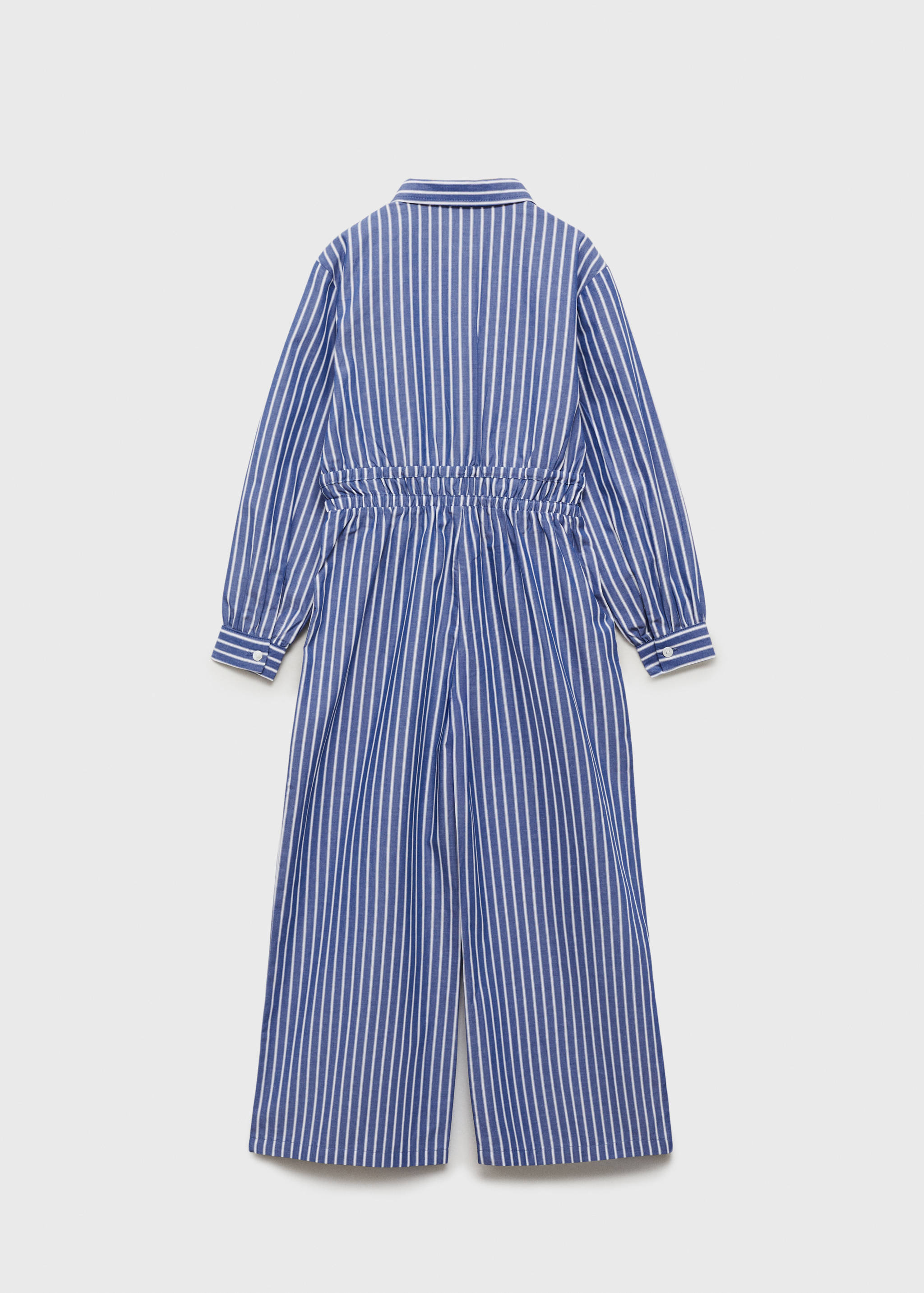 Striped long jumpsuit - Reverse of the article