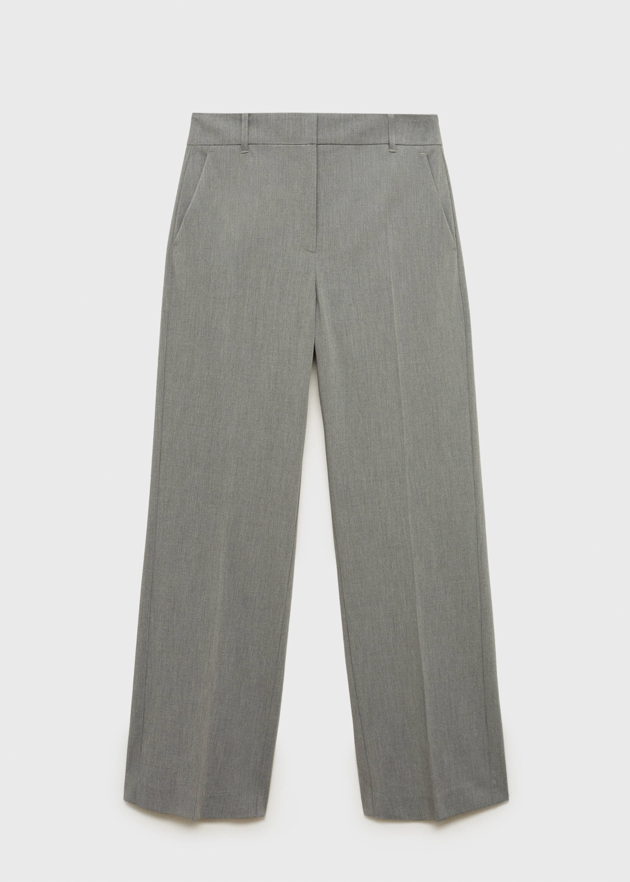Straight mid-rise pants - Article without model