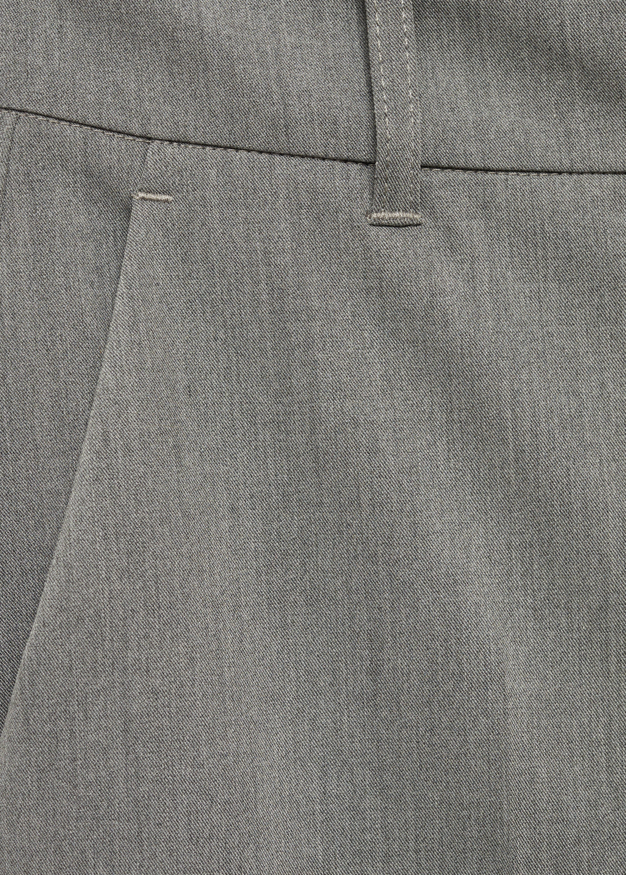 Straight mid-rise pants - Details of the article 8