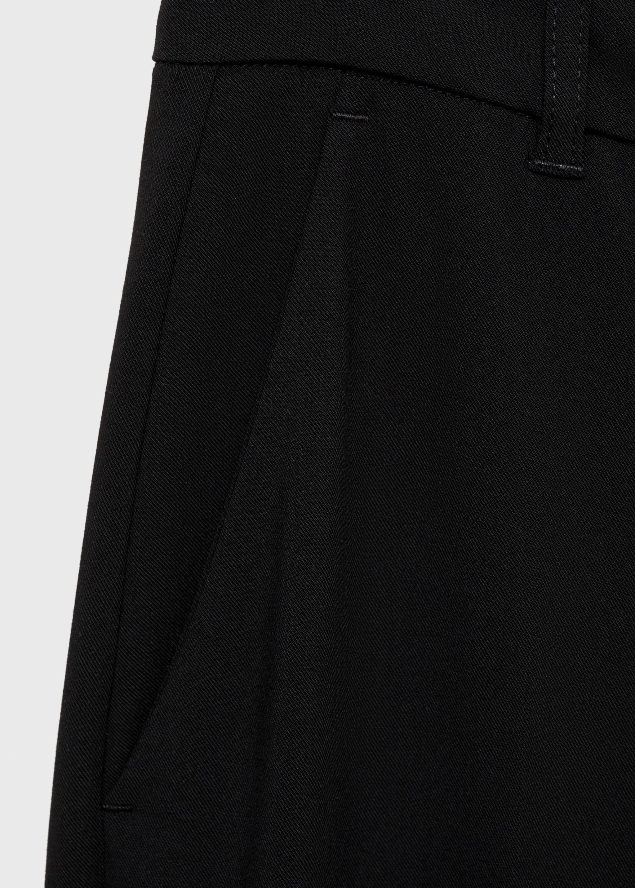 Straight mid-rise pants - Details of the article 0