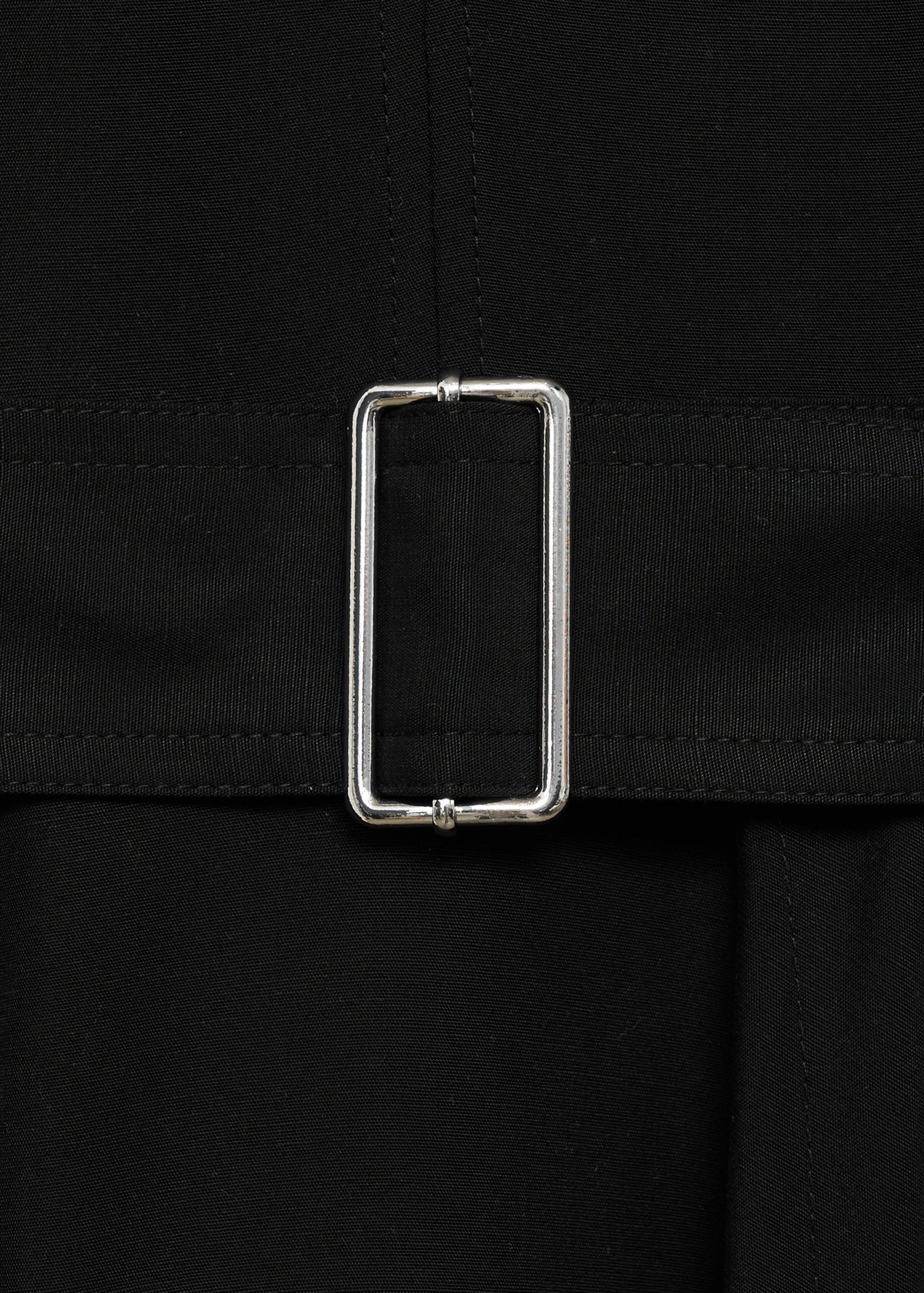 Asymmetrical dress with belt - Details of the article 8