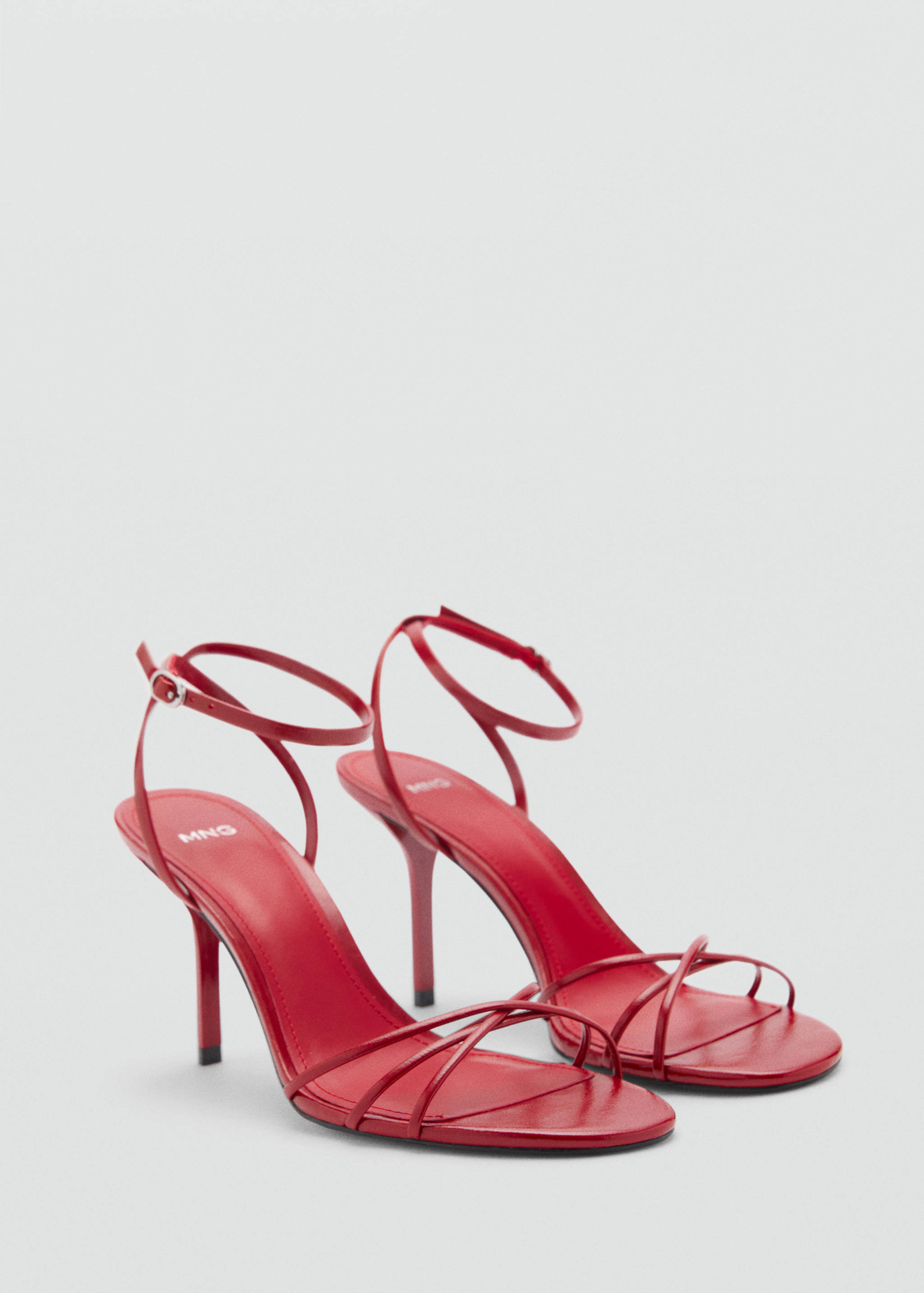 Strappy heeled sandals - Medium plane