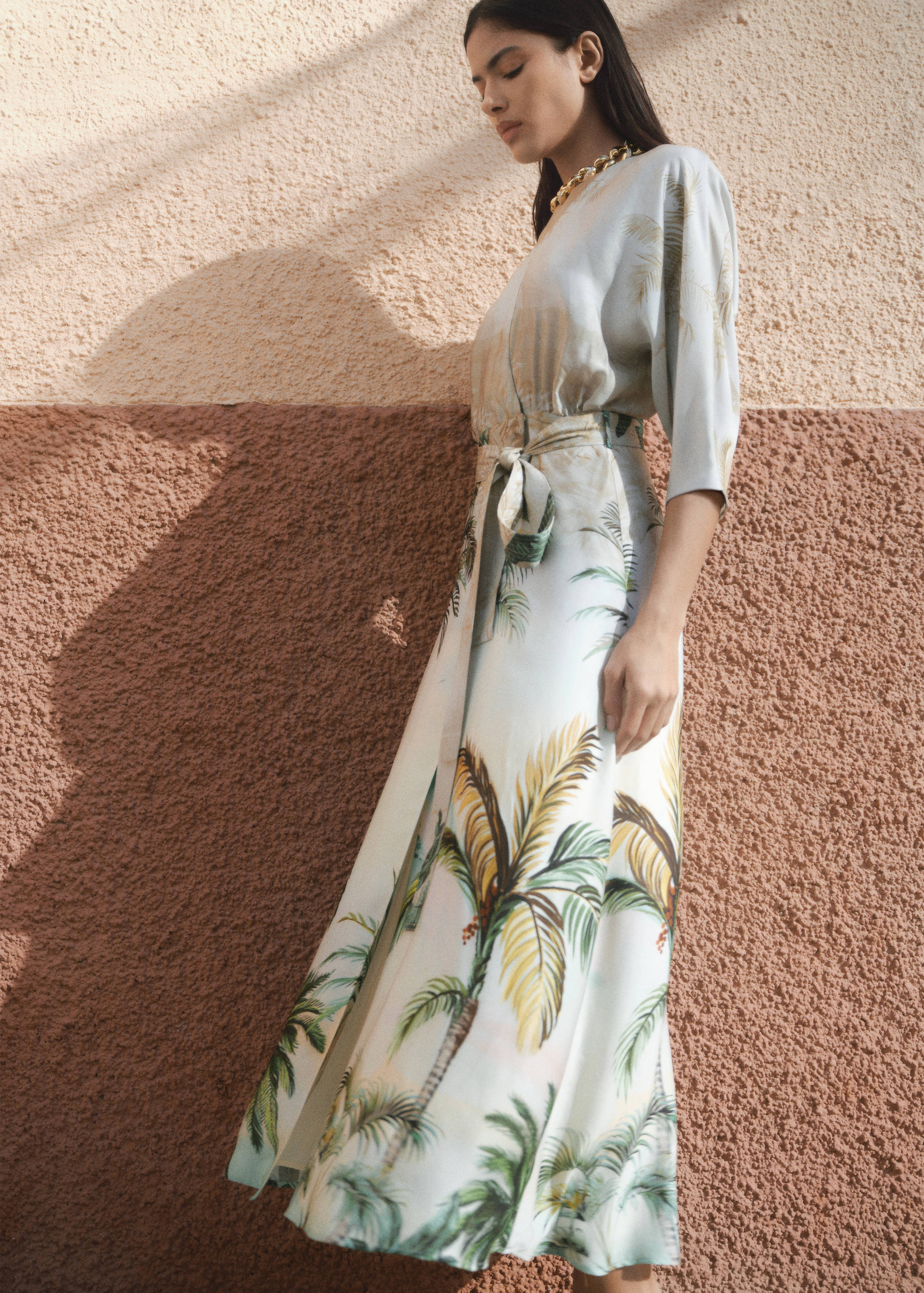 Vestido cruzado tropical - Detalle del artículo 7