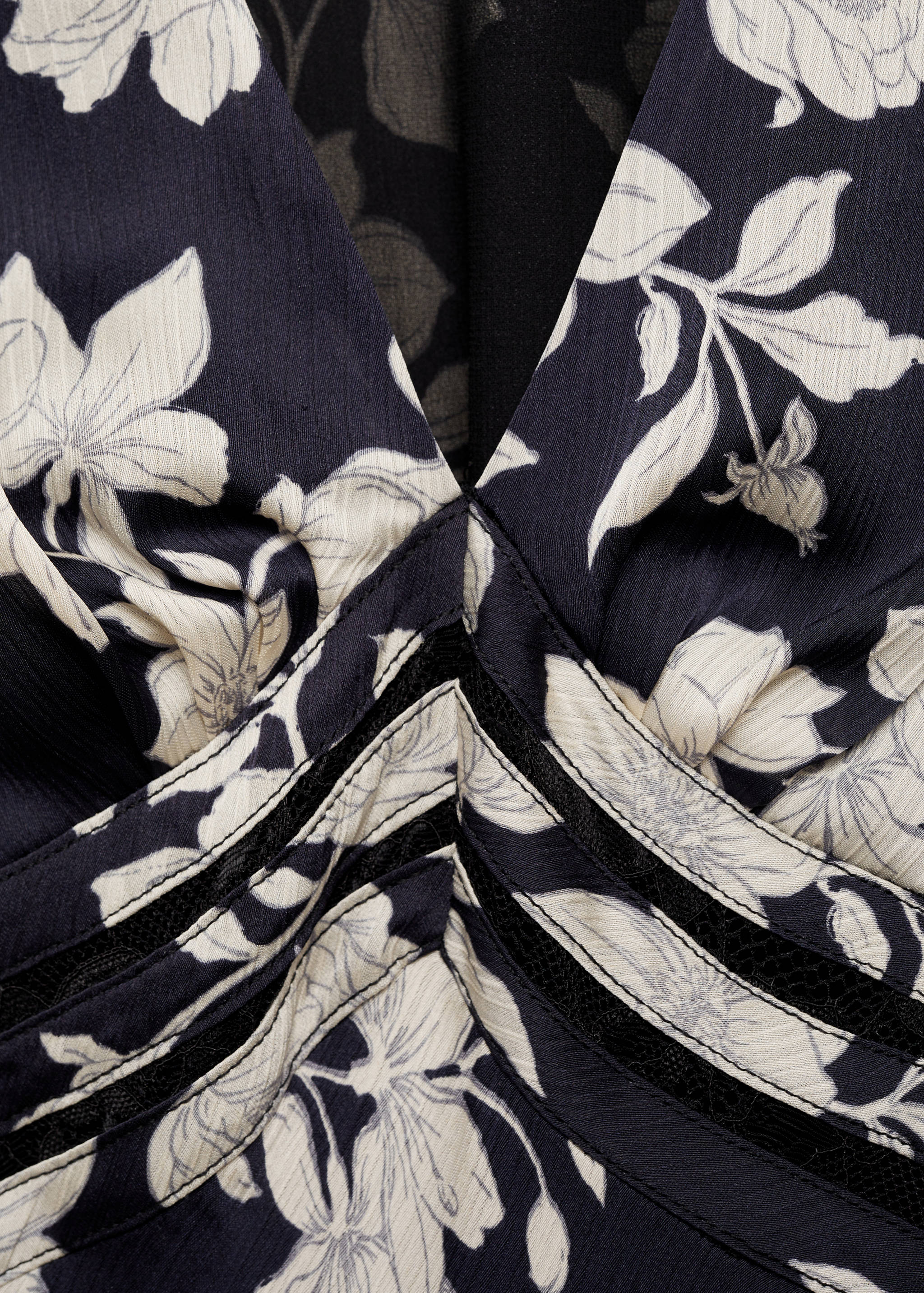 Vestido evasé floral - Pormenor do artigo 8