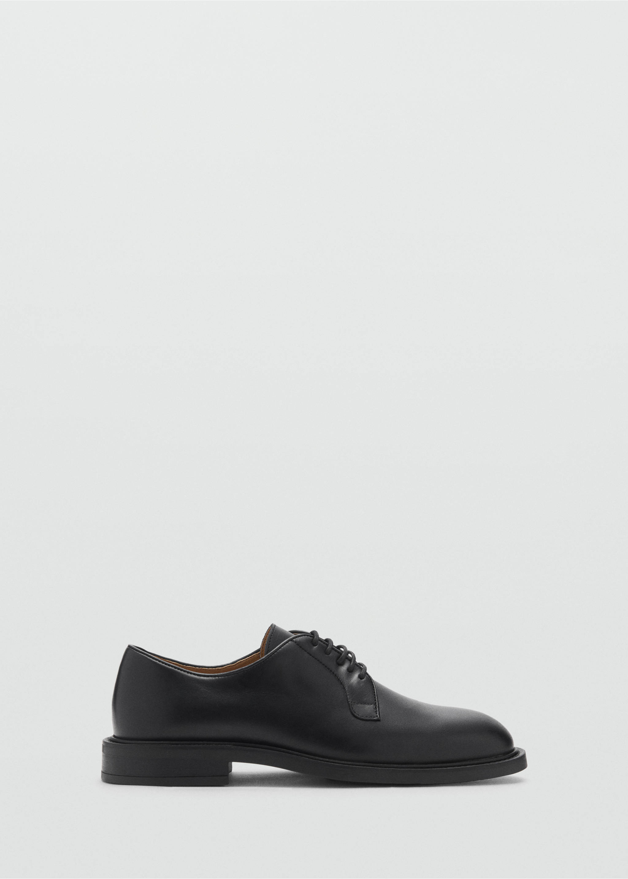 Leather suit shoes - Article without model, Black. Ref: 87064811-00.