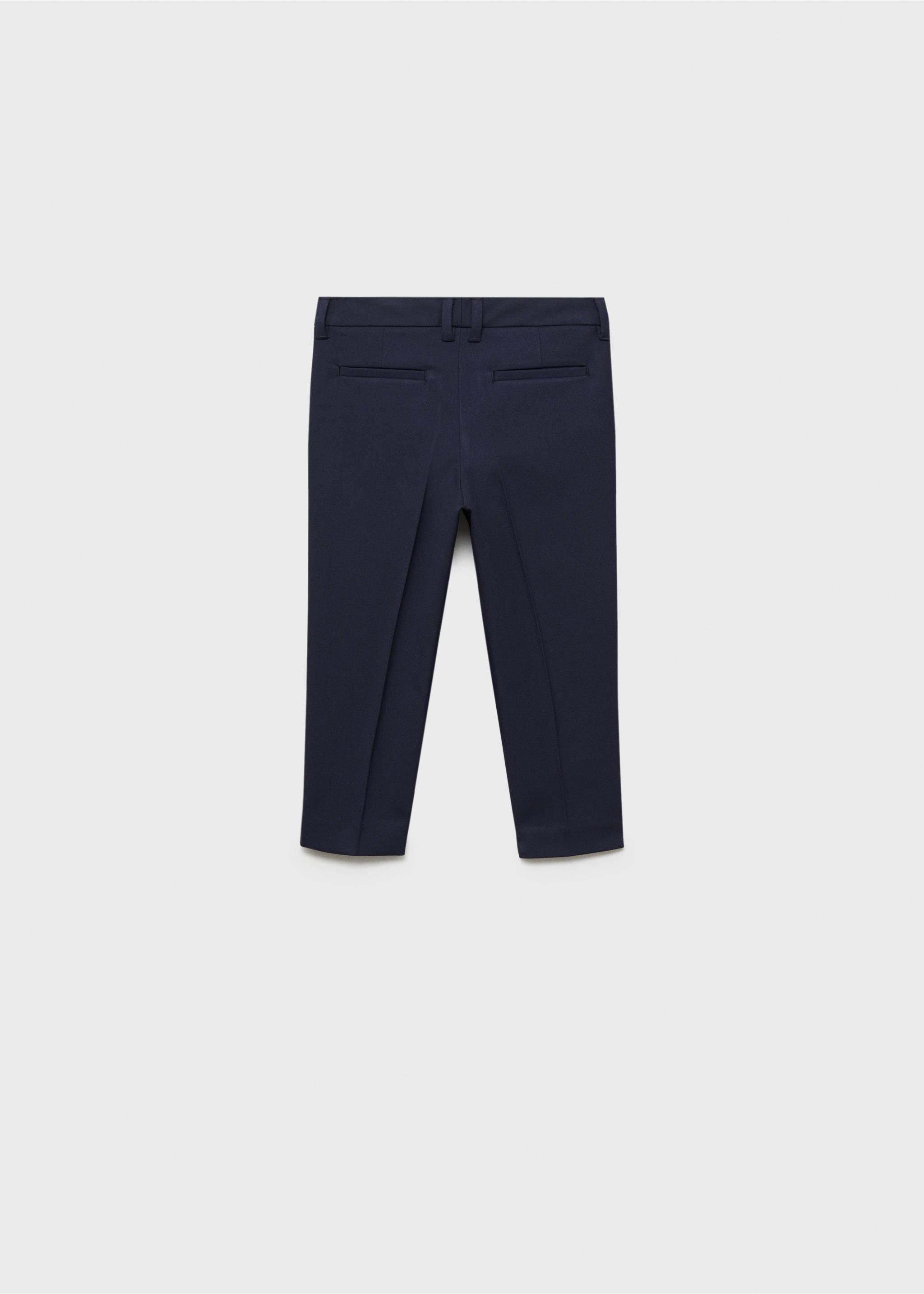 Suit trousers - Reverse of the article, Dark Navy. Ref: 87065137-00.