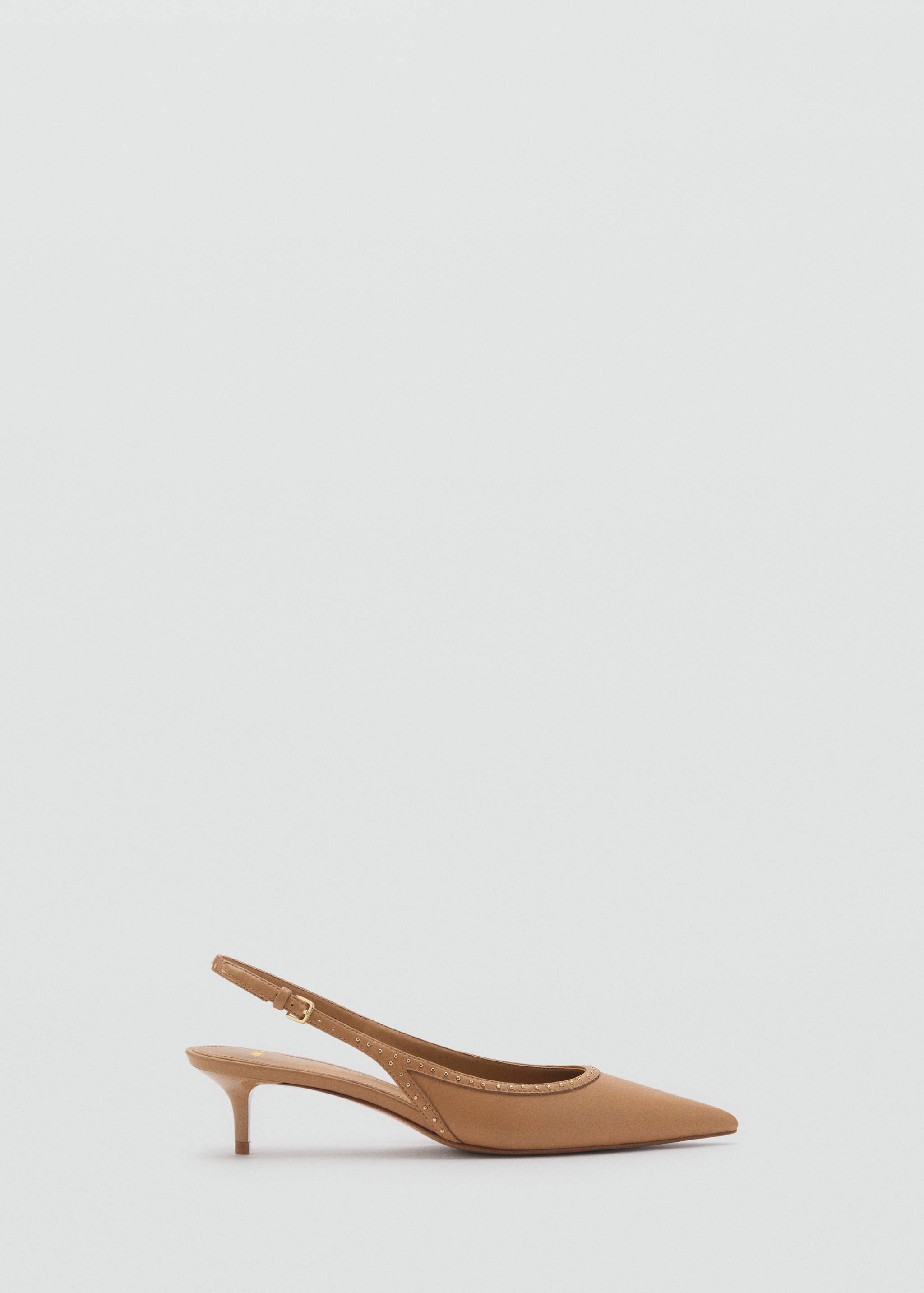 Kitten-heel shoes with stud detail - Article without model