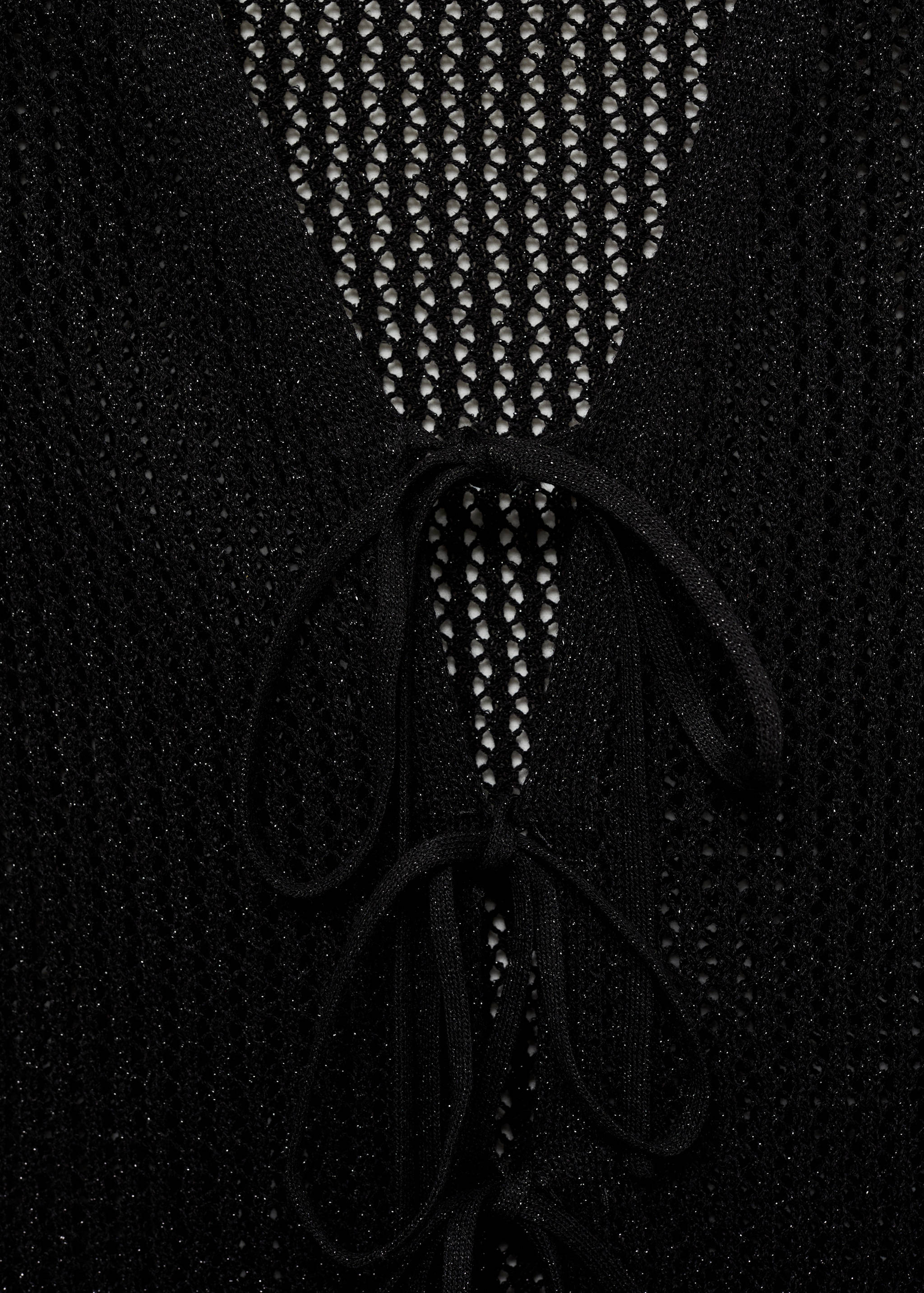 Knitted vest with lace pattern - Details of the article 8
